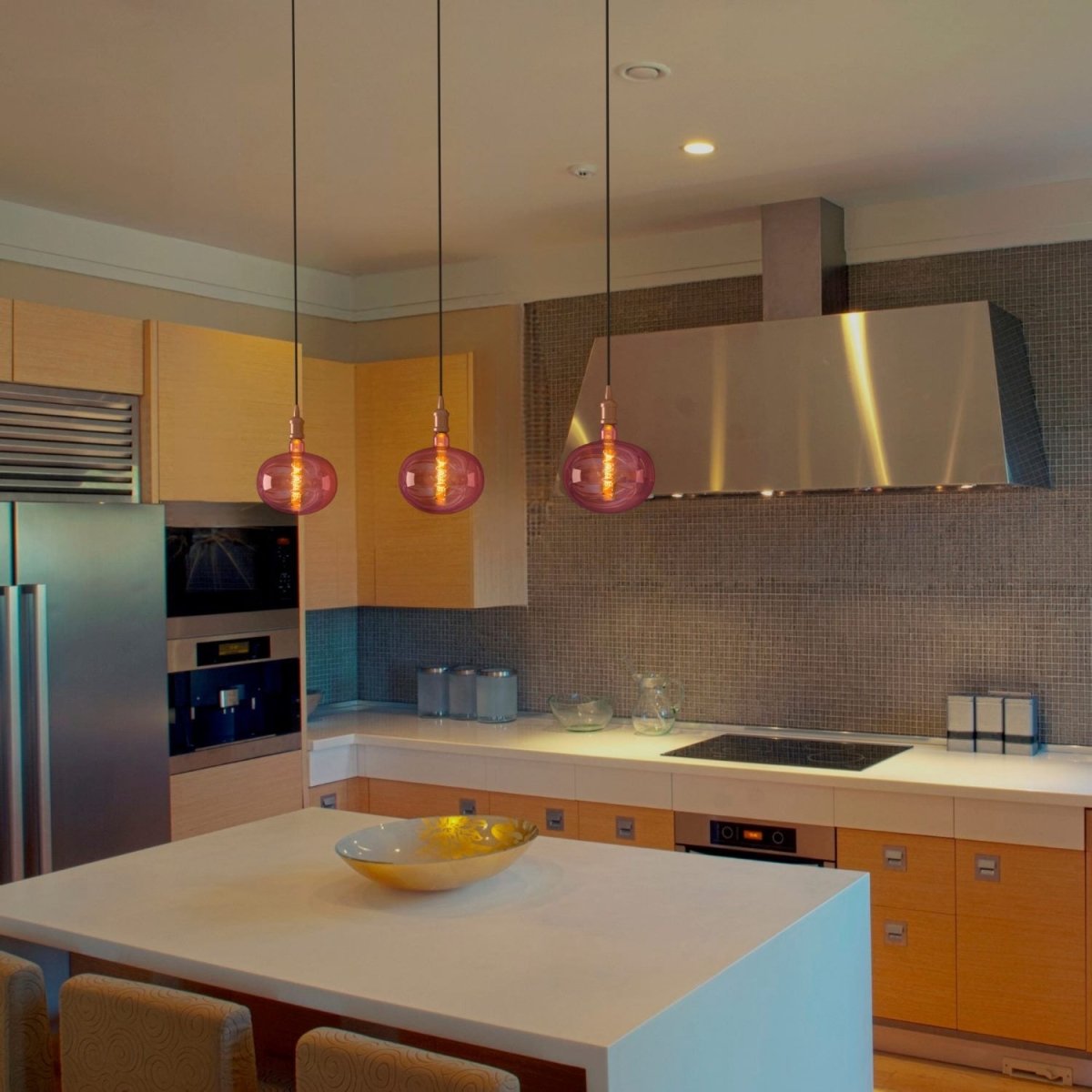 Bombilla decorativa LED de filamento "Decor" - E27 R220 - Regulable - 4W - 1800K - Barcelona Led-