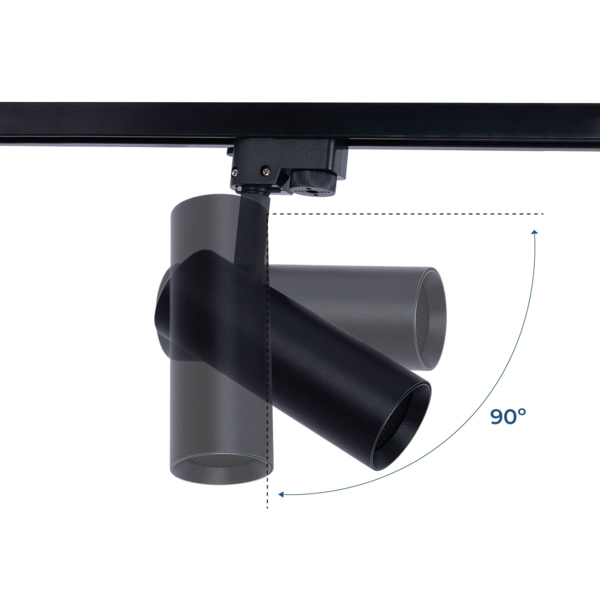 Proyector LED para carril monofásico CCT - 10W - CRI 90 - Driver KGP - Barcelona Led-