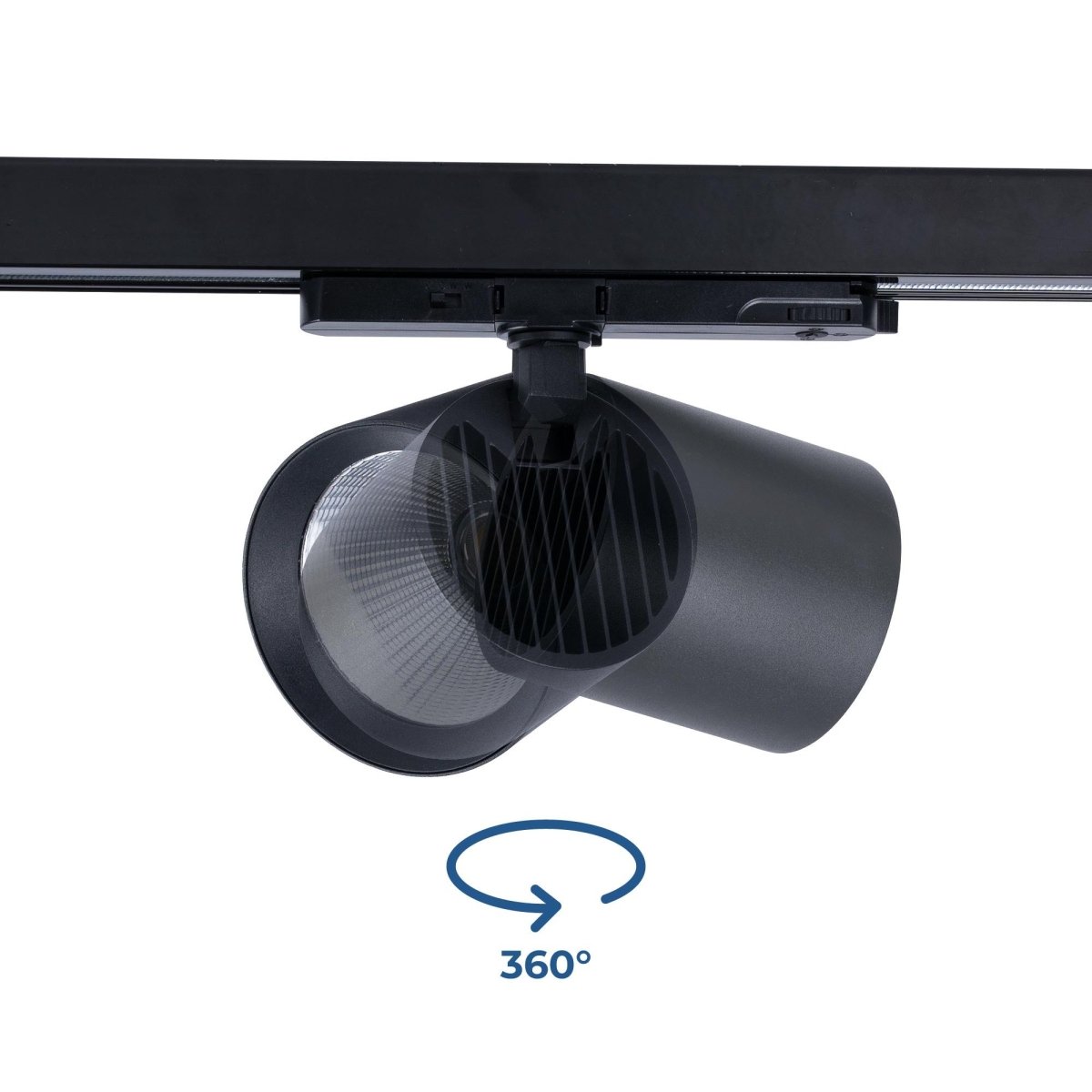 Proyector LED para carril trifásico CCT 40W - CRI 90 - Driver KGP - Barcelona Led-