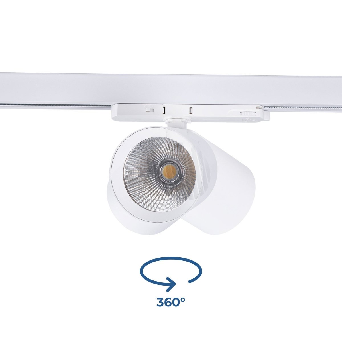 Proyector LED para carril trifásico CCT 40W - CRI 90 - Driver KGP - Barcelona Led-