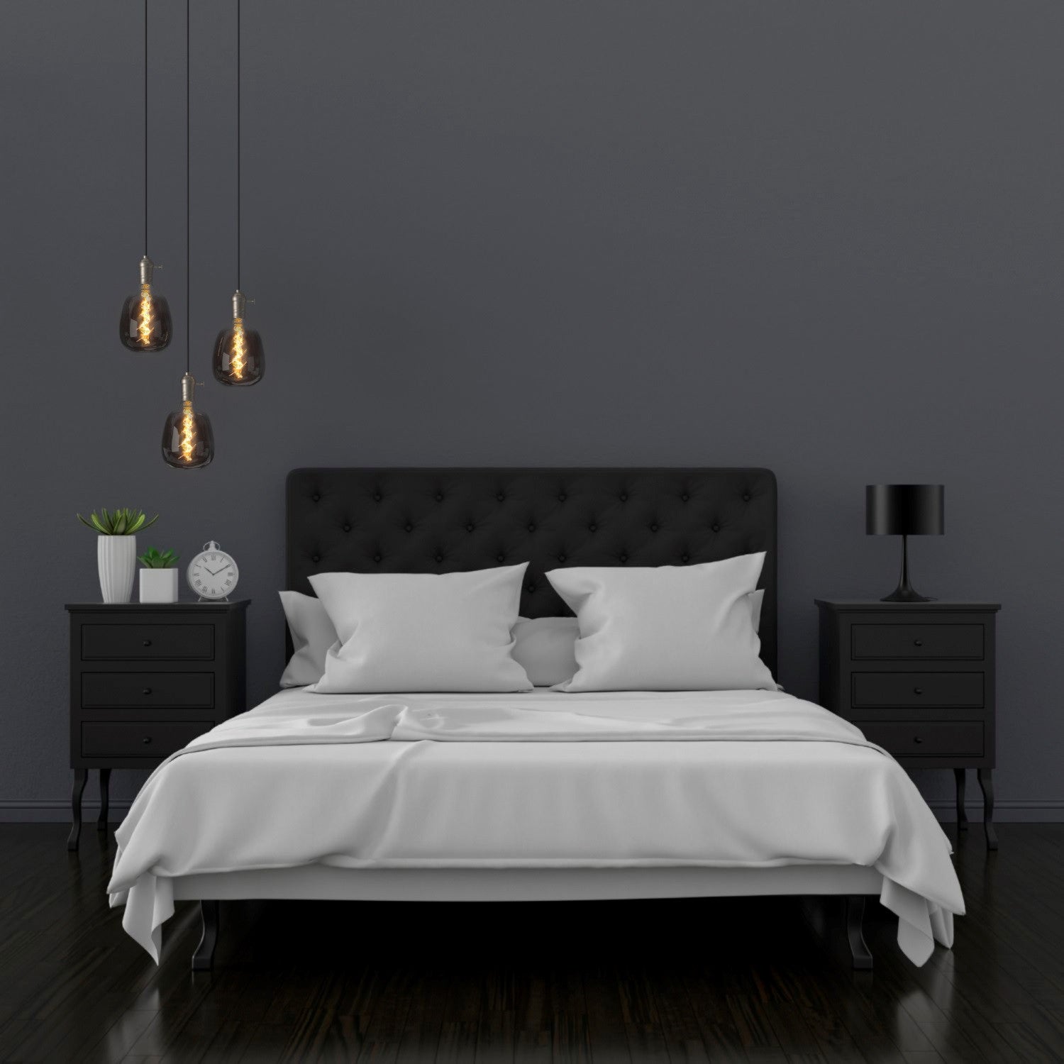 Bombilla decorativa LED de filamento con tinte ahumado - E27 D140 - Regulable - 4W - 1800K (11)