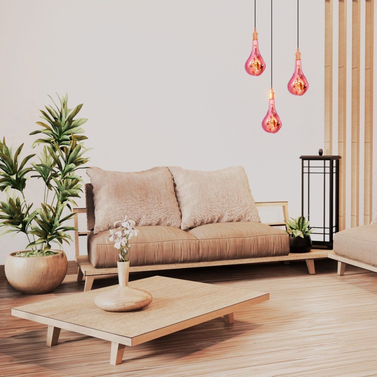 Bombilla decorativa LED de filamento "Decor" - E27 A165 - Regulable - 4W - 1800K - Barcelona Led-