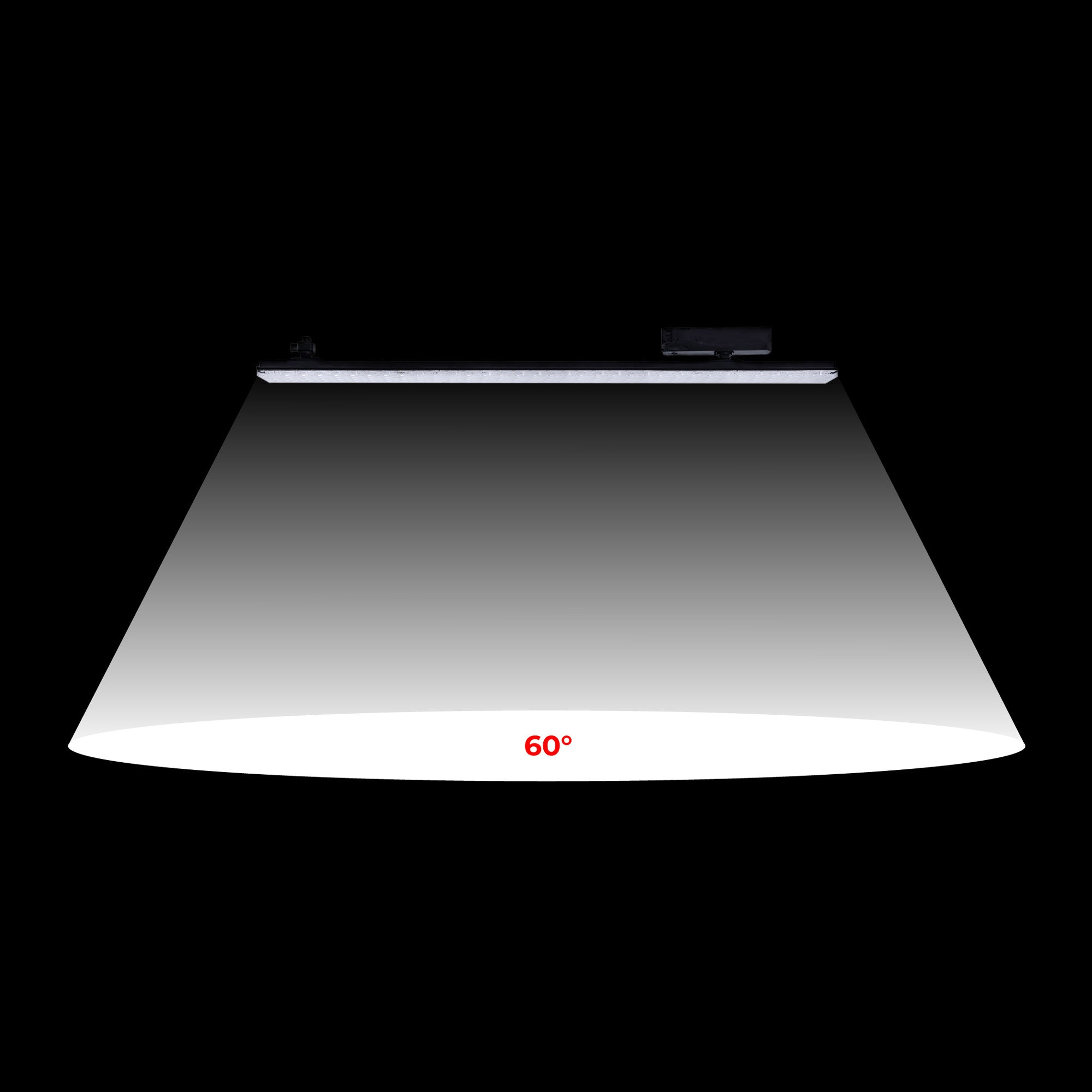 Proyector LED lineal orientable para carril trifásico 40W - CCT - CRI90 - Driver KGP (30)