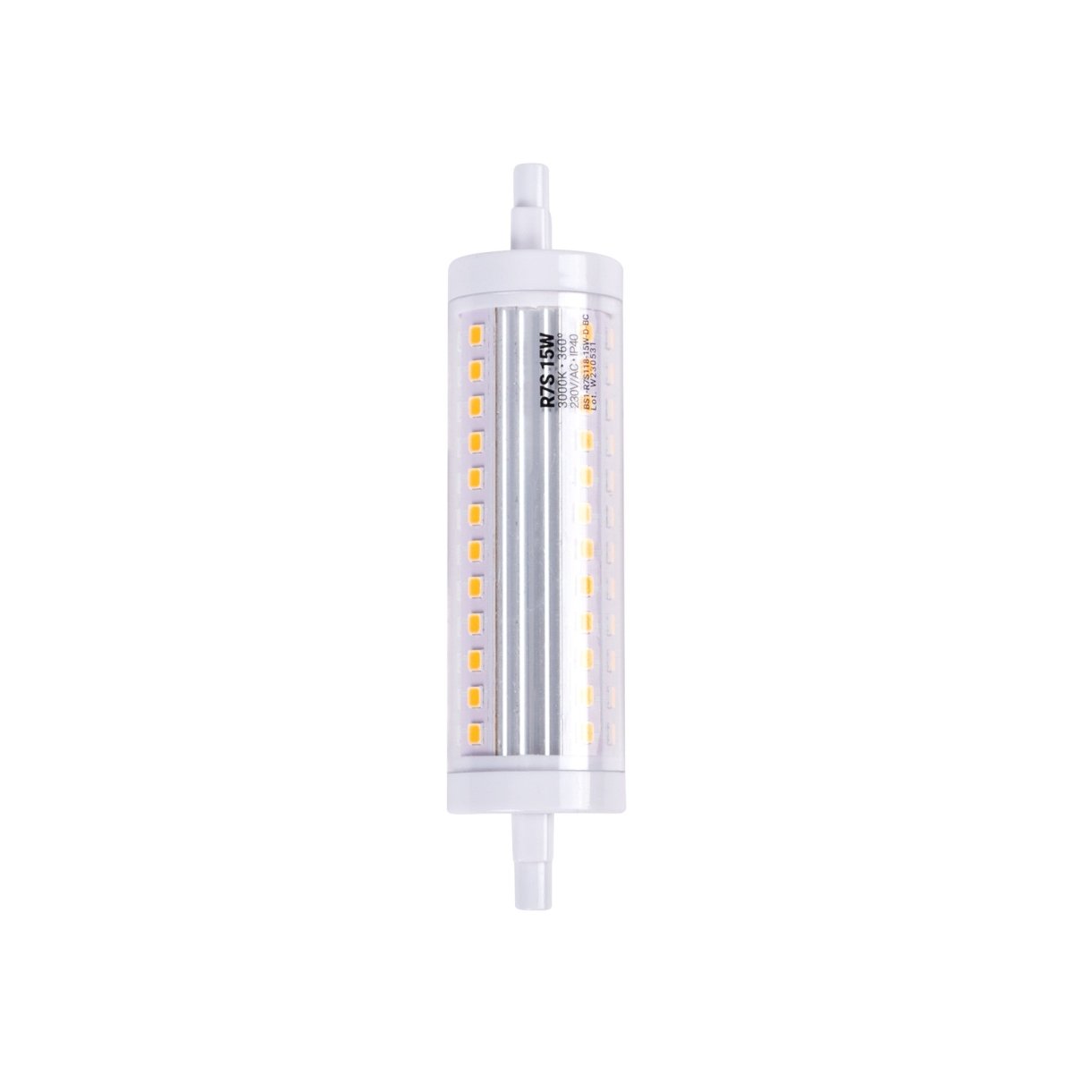 Bombilla LED R7S regulable 118mm - 1700lm - 230V - 15W - Barcelona Led-