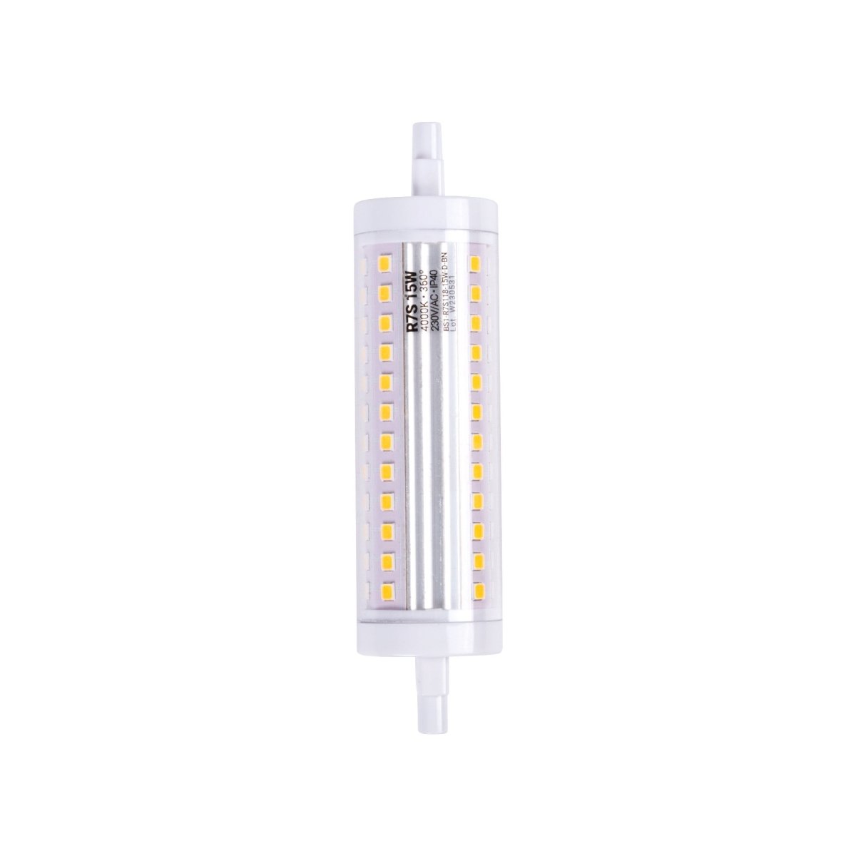Bombilla LED R7S regulable 118mm - 1700lm - 230V - 15W - Barcelona Led-