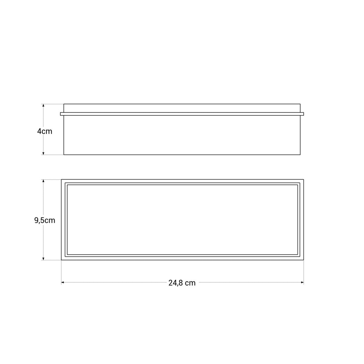 Luz de emergencia 3W - 3 h de autonomía + Caja empotrable - IP20 - Barcelona Led-