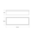 3W Emergency light - Autonomy 3h + recessed box - IP20 3