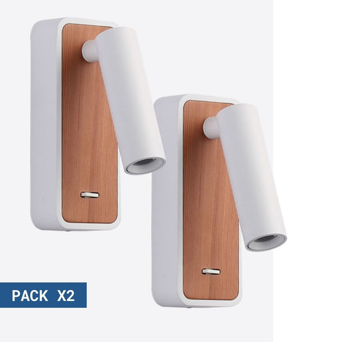 Zestaw x 2 - Lampka ścienna do czytania 