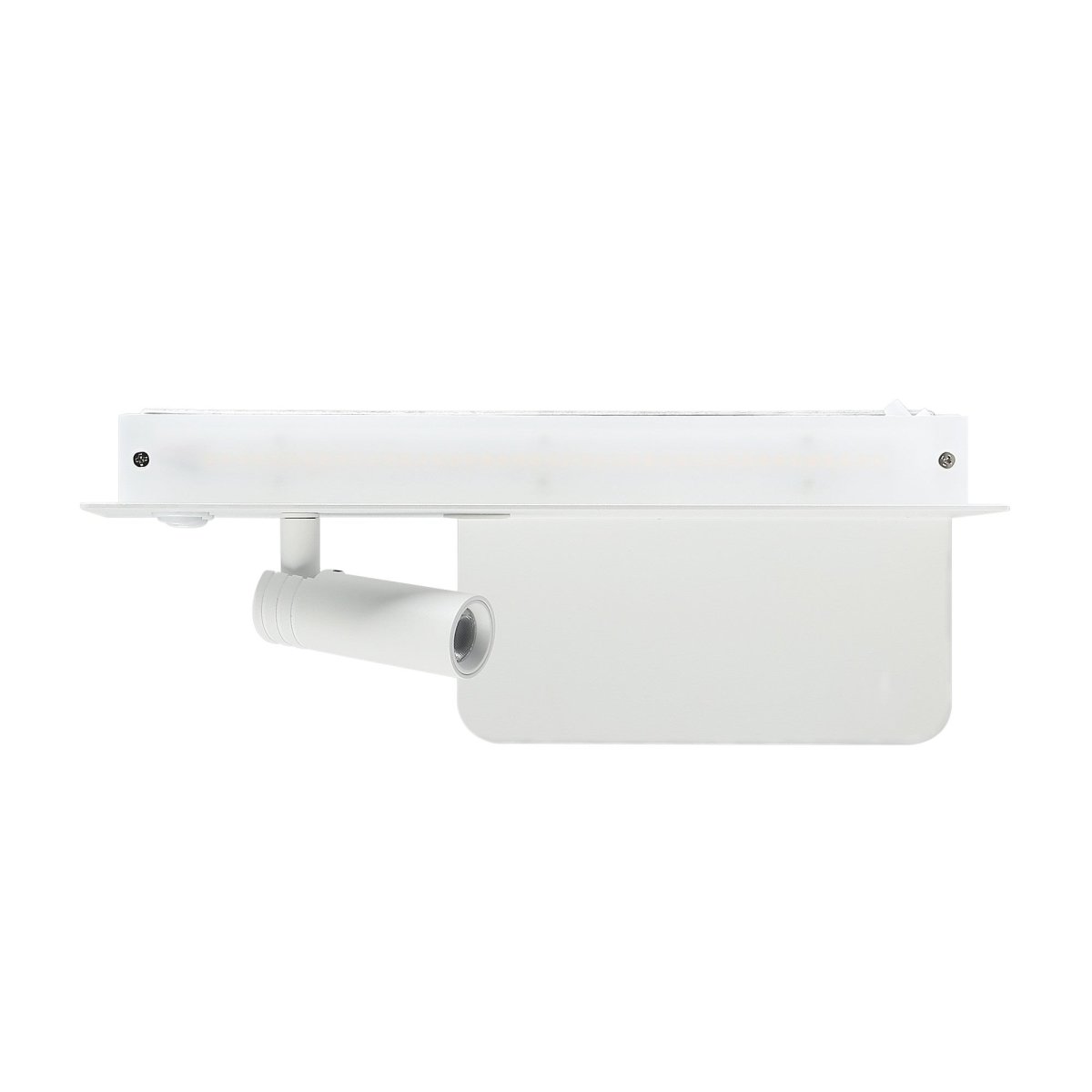 Pack x 2 - Aplique de pared para lectura con puerto USB "Kerta" - Iluminación doble - 3W+7W - Barcelona Led-Decoración