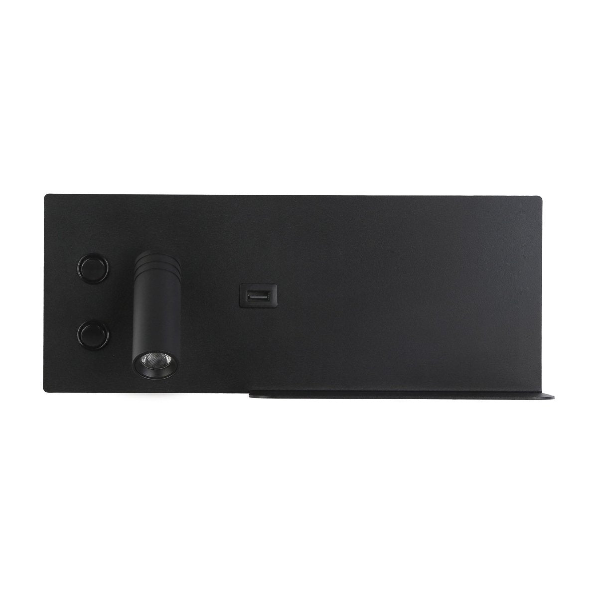 Pack x 2 - Aplique de pared para lectura con puerto USB "Kerta" - Iluminación doble - 3W+7W - Barcelona Led-Decoración