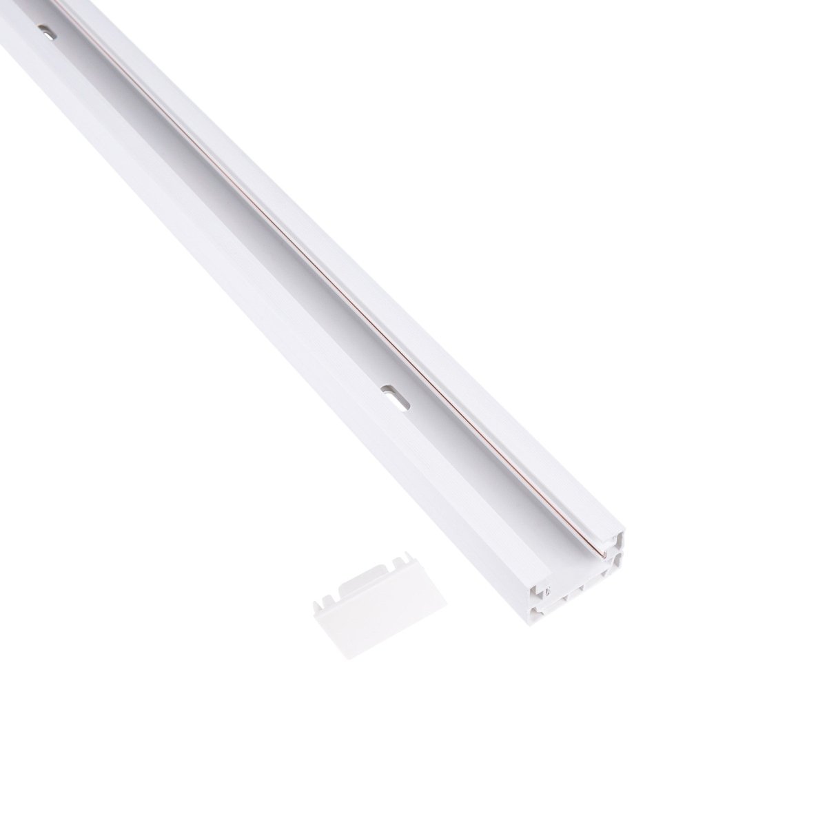 Carril monofásico de PVC para focos LED - Superficie - 2 metros - Barcelona Led-