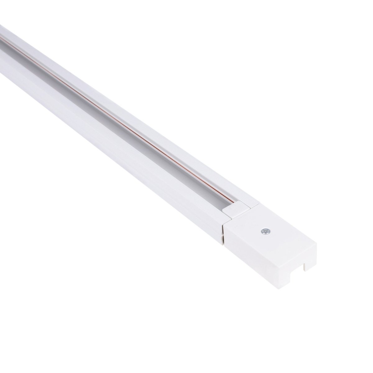 Carril monofásico de PVC para focos LED - Superficie - 2 metros - Barcelona Led-