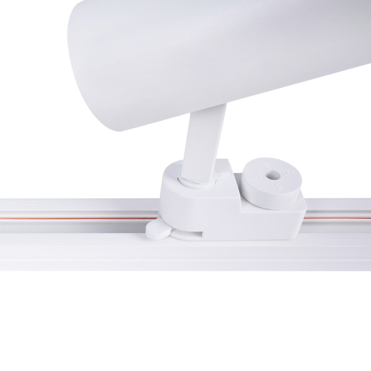 Carril monofásico de PVC para focos LED - Superficie - 2 metros - Barcelona Led-