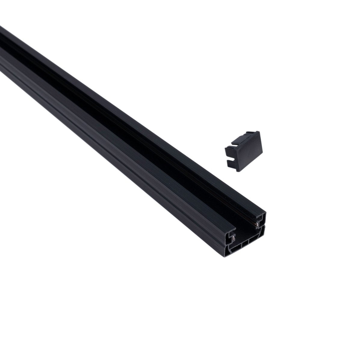 Carril monofásico de PVC para focos LED - Superficie - 2 metros - Barcelona Led-