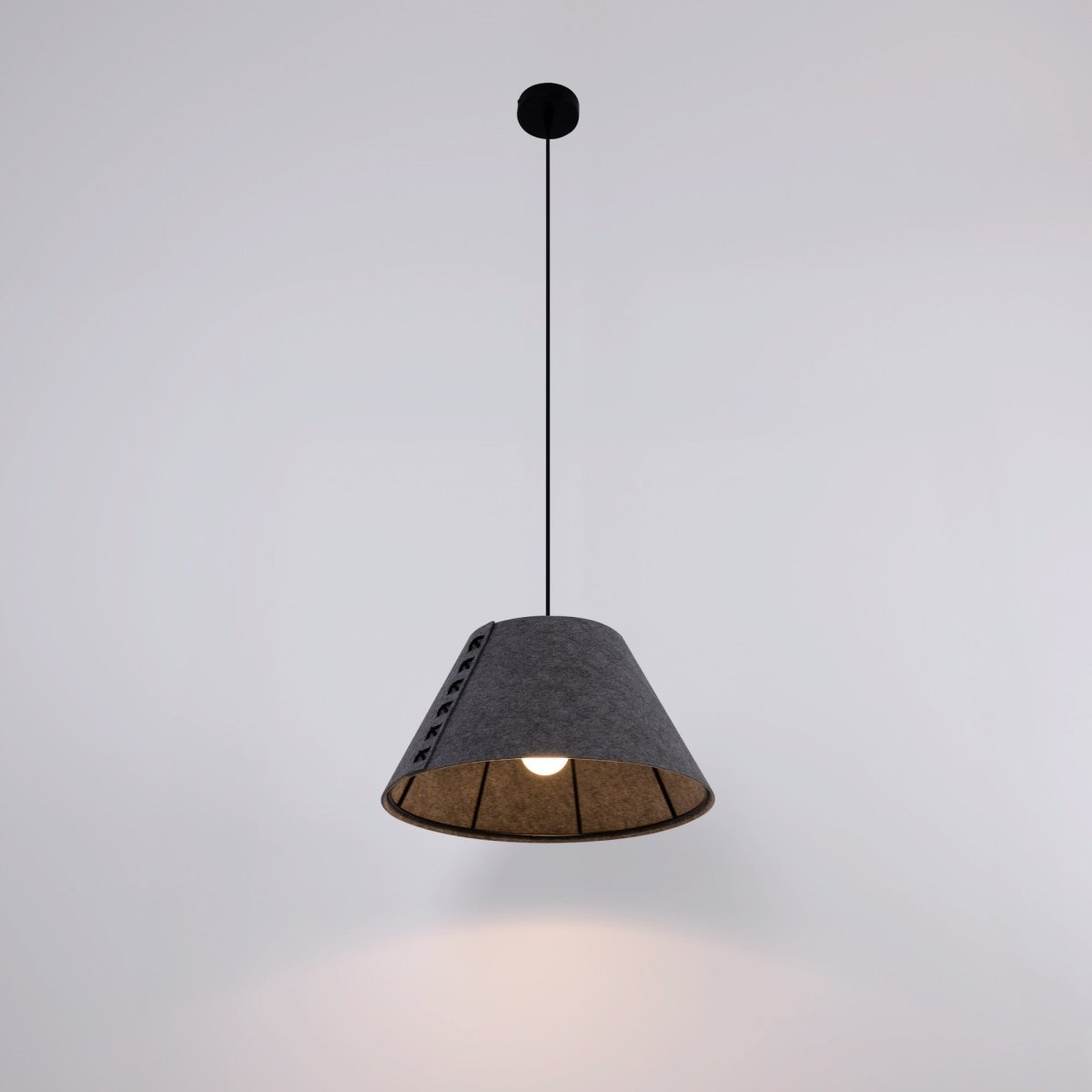 Lámpara acústica colgante "Gandal 40" - ø 40cm - Barcelona Led-Decoración