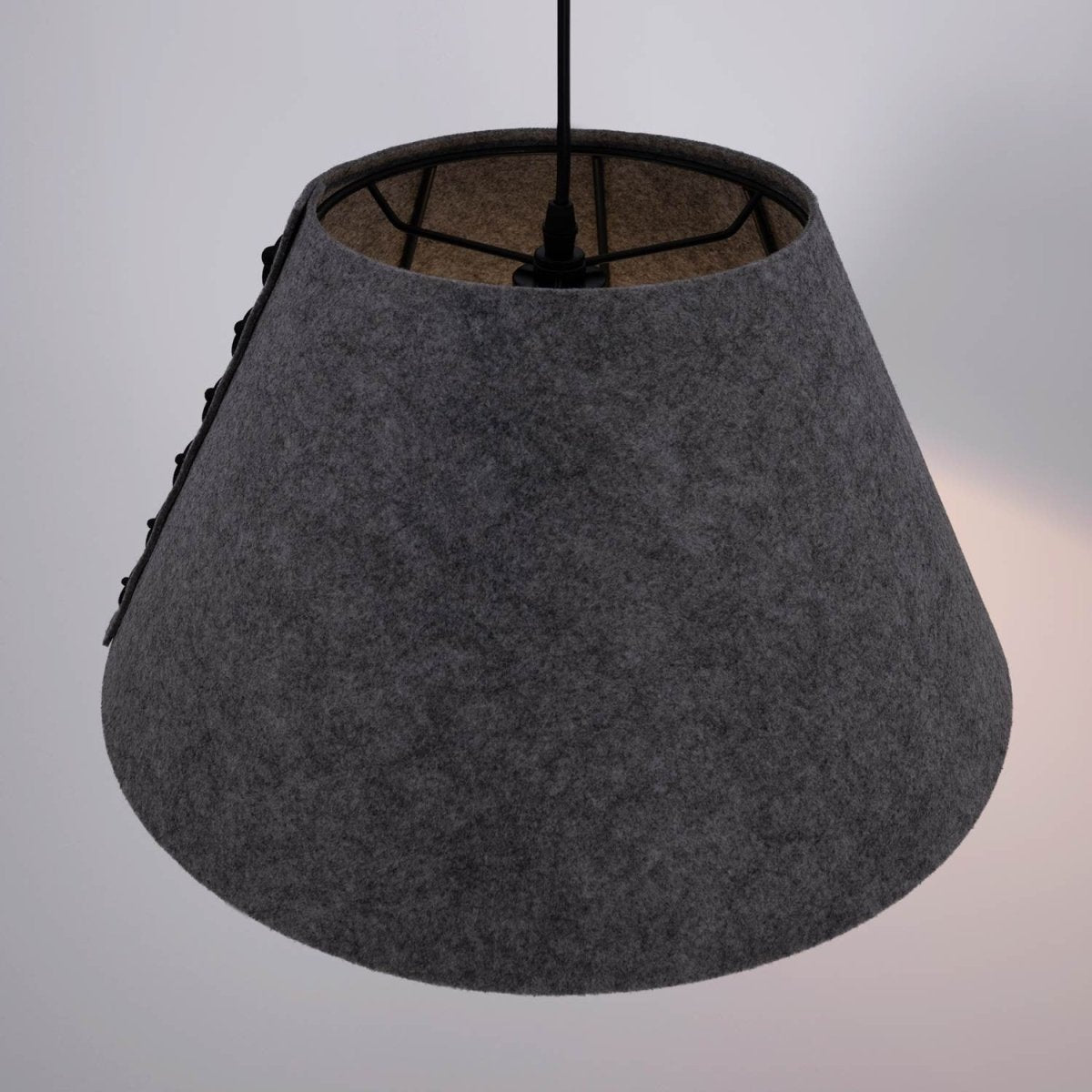 Lámpara acústica colgante "Gandal 40" - ø 40cm - Barcelona Led-Decoración
