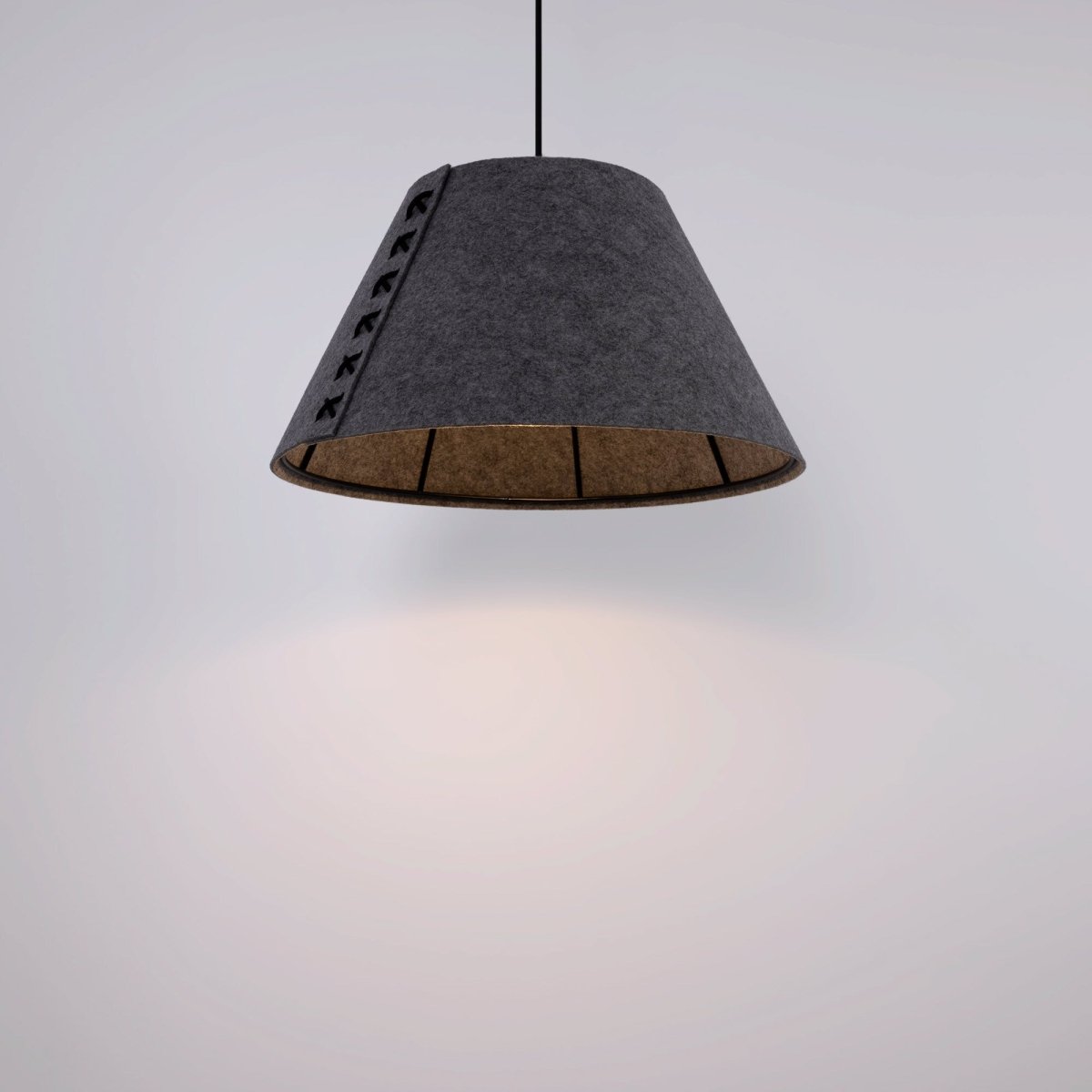 Lámpara acústica colgante "Gandal 40" - ø 40cm - Barcelona Led-Decoración
