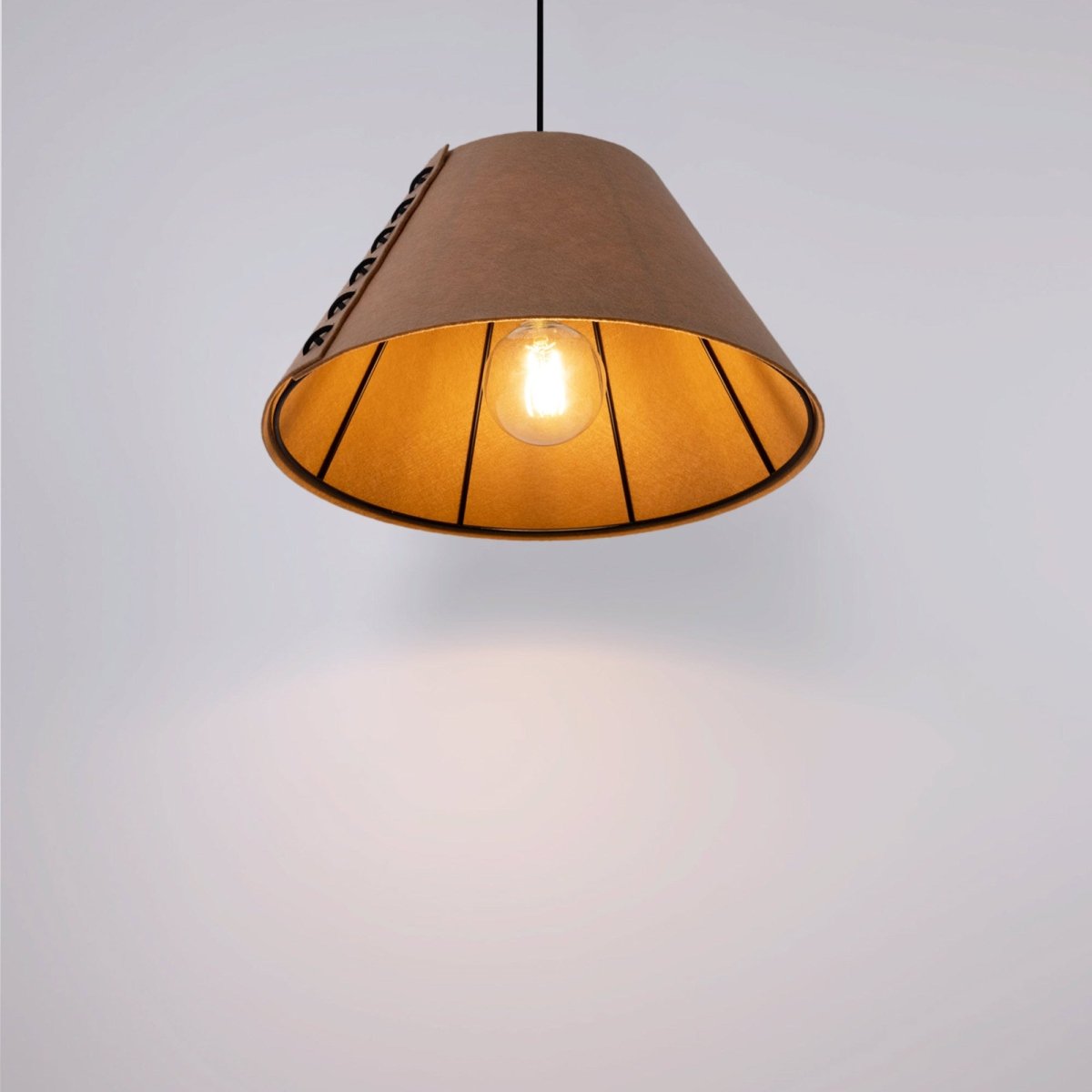 Lámpara acústica colgante "Gandal 40" - ø 40cm - Barcelona Led-Decoración