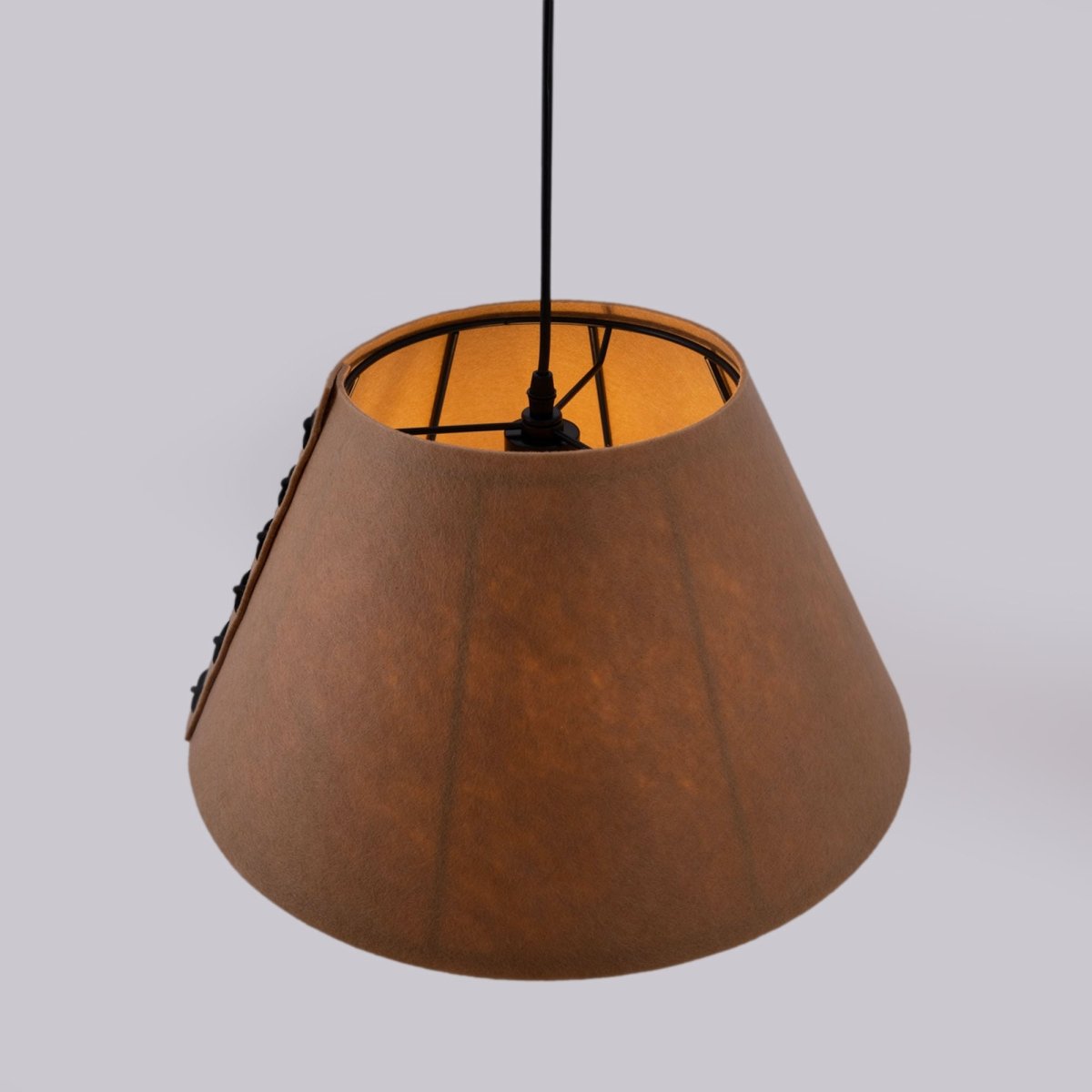 Lámpara acústica colgante "Gandal 40" - ø 40cm - Barcelona Led-Decoración