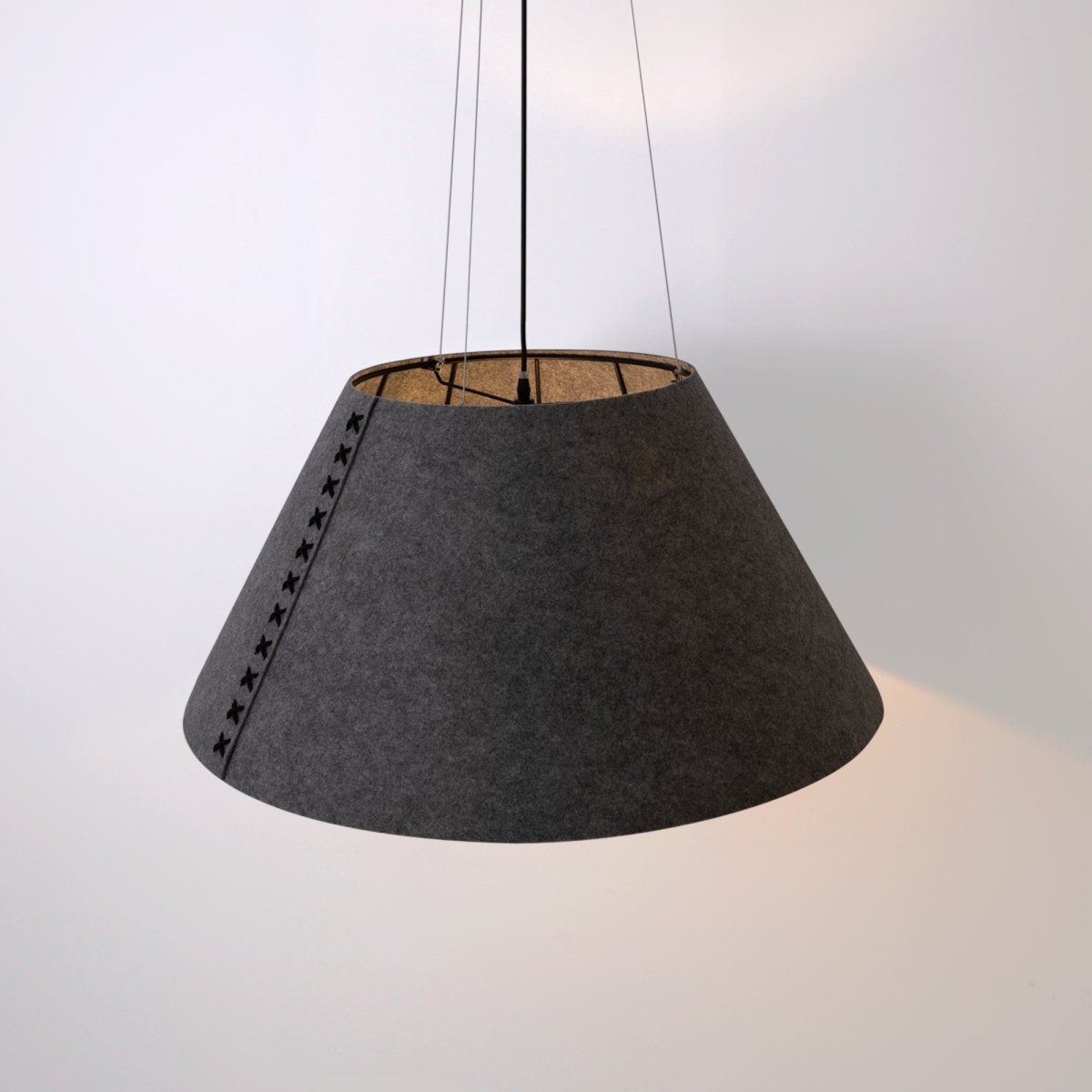 Lámpara acústica colgante "Gandal 70" - ø 70cm - Barcelona Led-Decoración