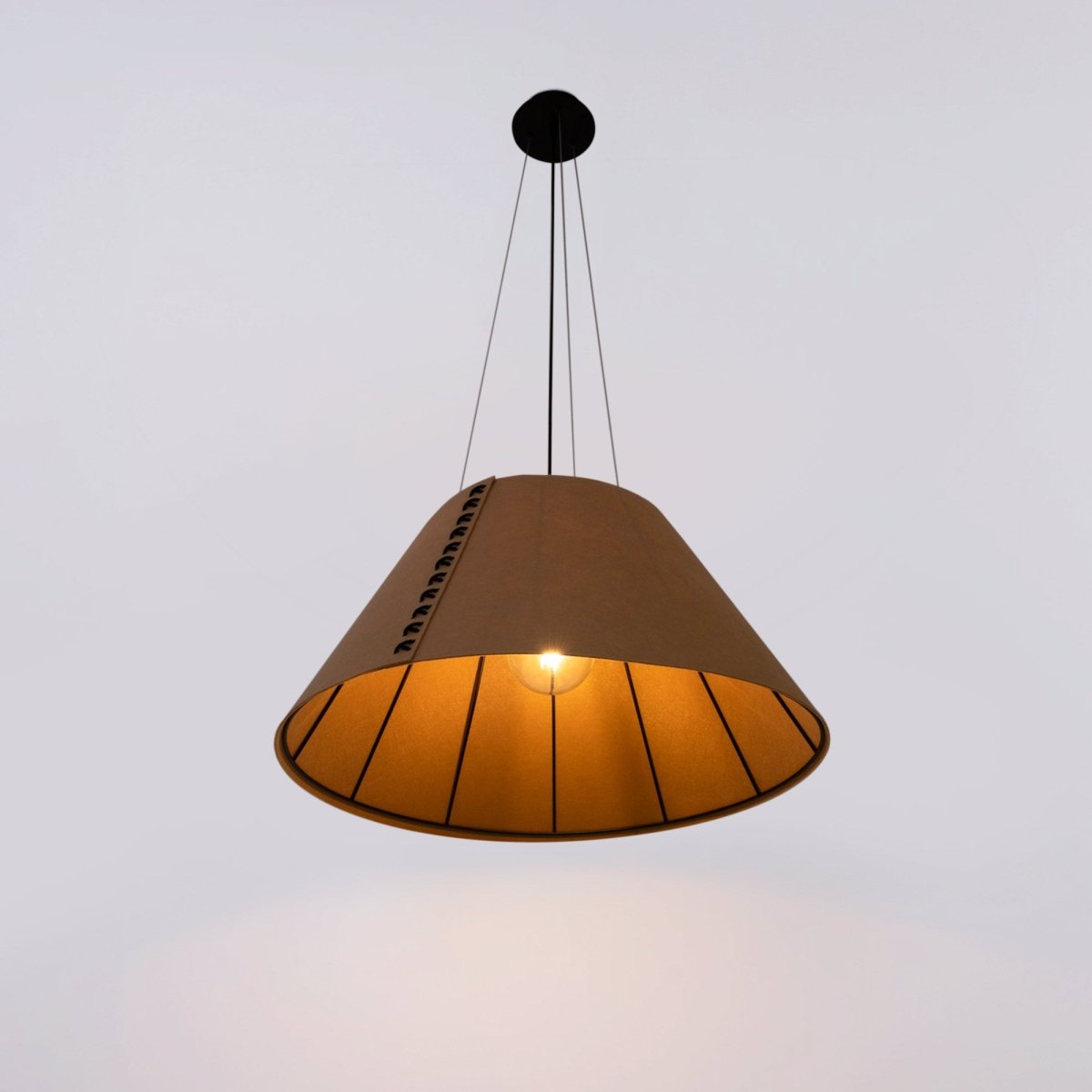 Lámpara acústica colgante "Gandal 70" - ø 70cm - Barcelona Led-Decoración