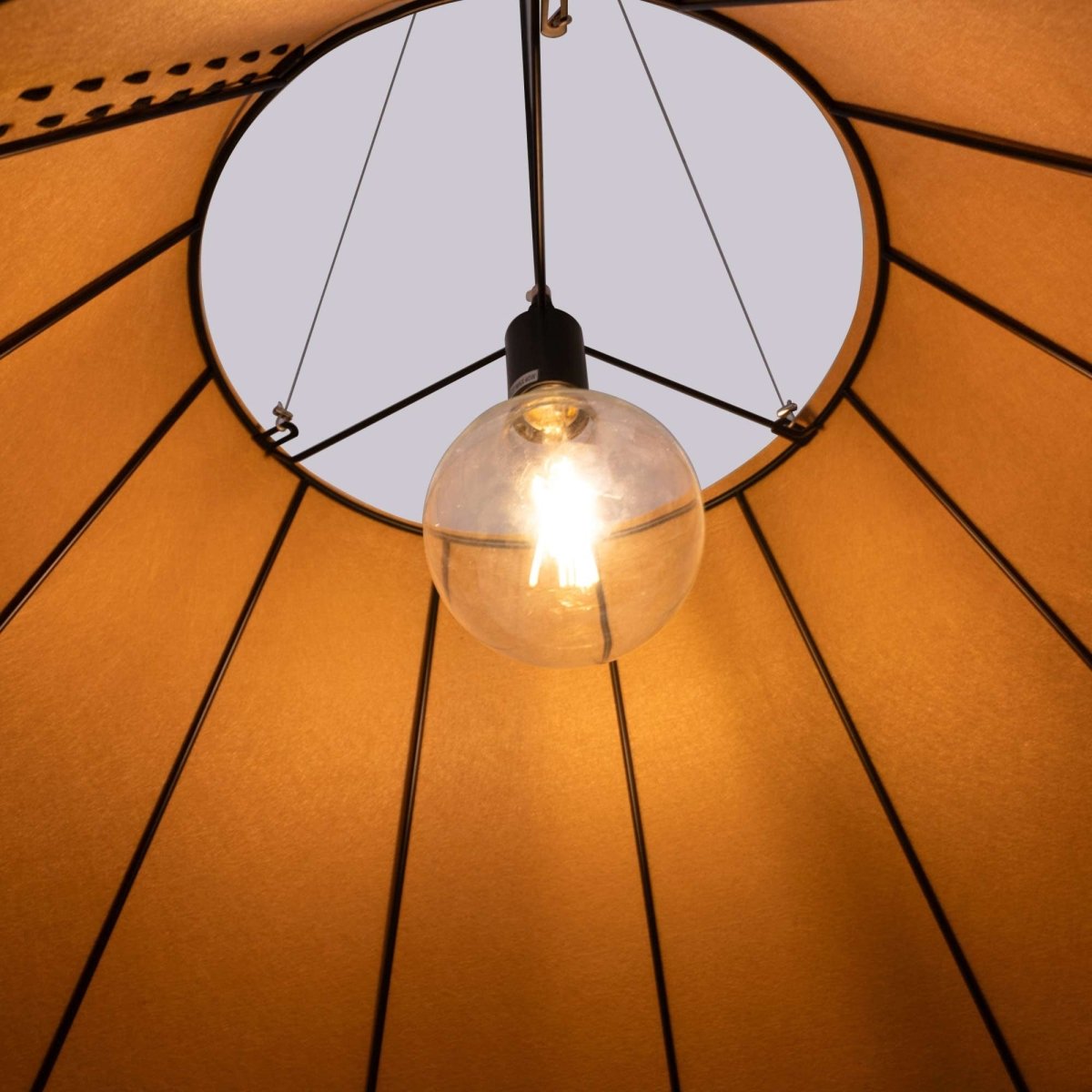 Lámpara acústica colgante "Gandal 70" - ø 70cm - Barcelona Led-Decoración