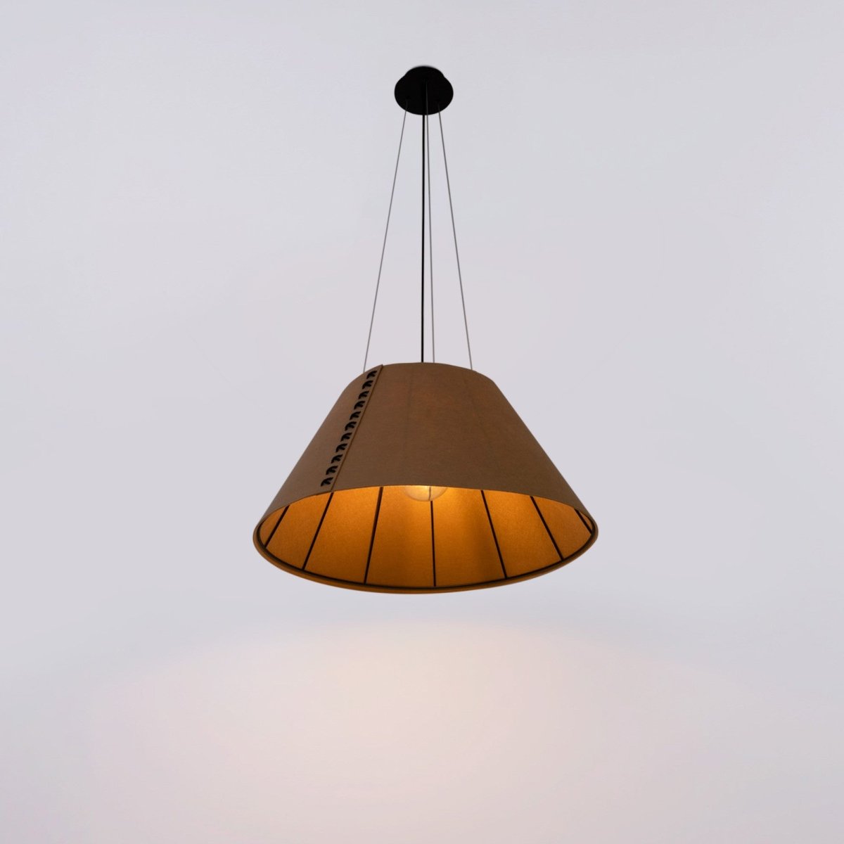 Lámpara acústica colgante "Gandal 70" - ø 70cm - Barcelona Led-Decoración