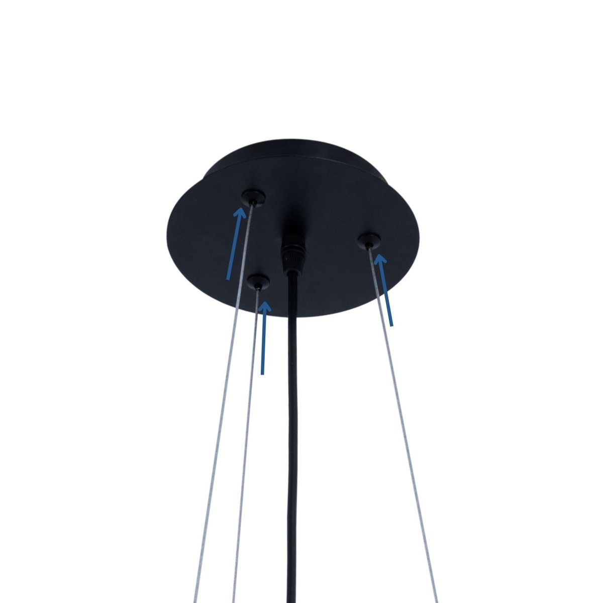 Lámpara acústica colgante "Gandal 70" - ø 70cm - Barcelona Led-Decoración