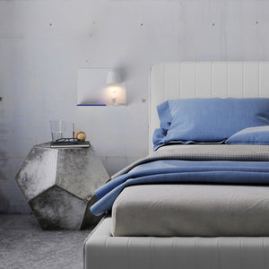 Aplique de pared para lectura con puerto USB "BASKOP" - 6W - Luz derecha (6)