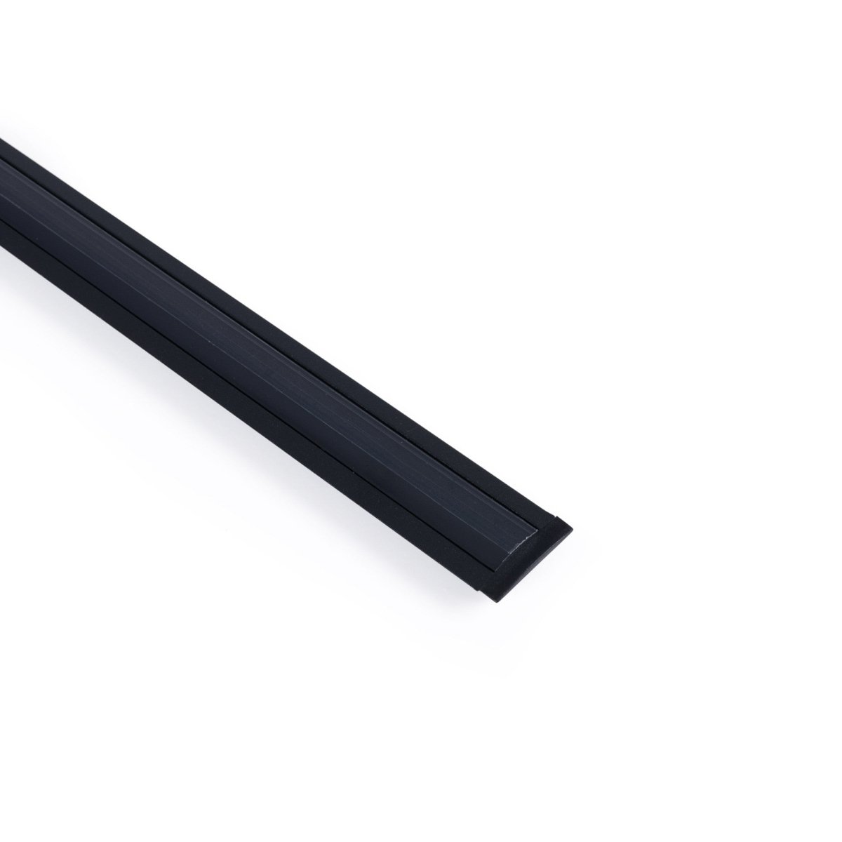 Perfil de aluminio de empotrar - Kit completo - 24,5 x 7mm - Tira LED hasta 12 mm - 2 metros - Barcelona Led-