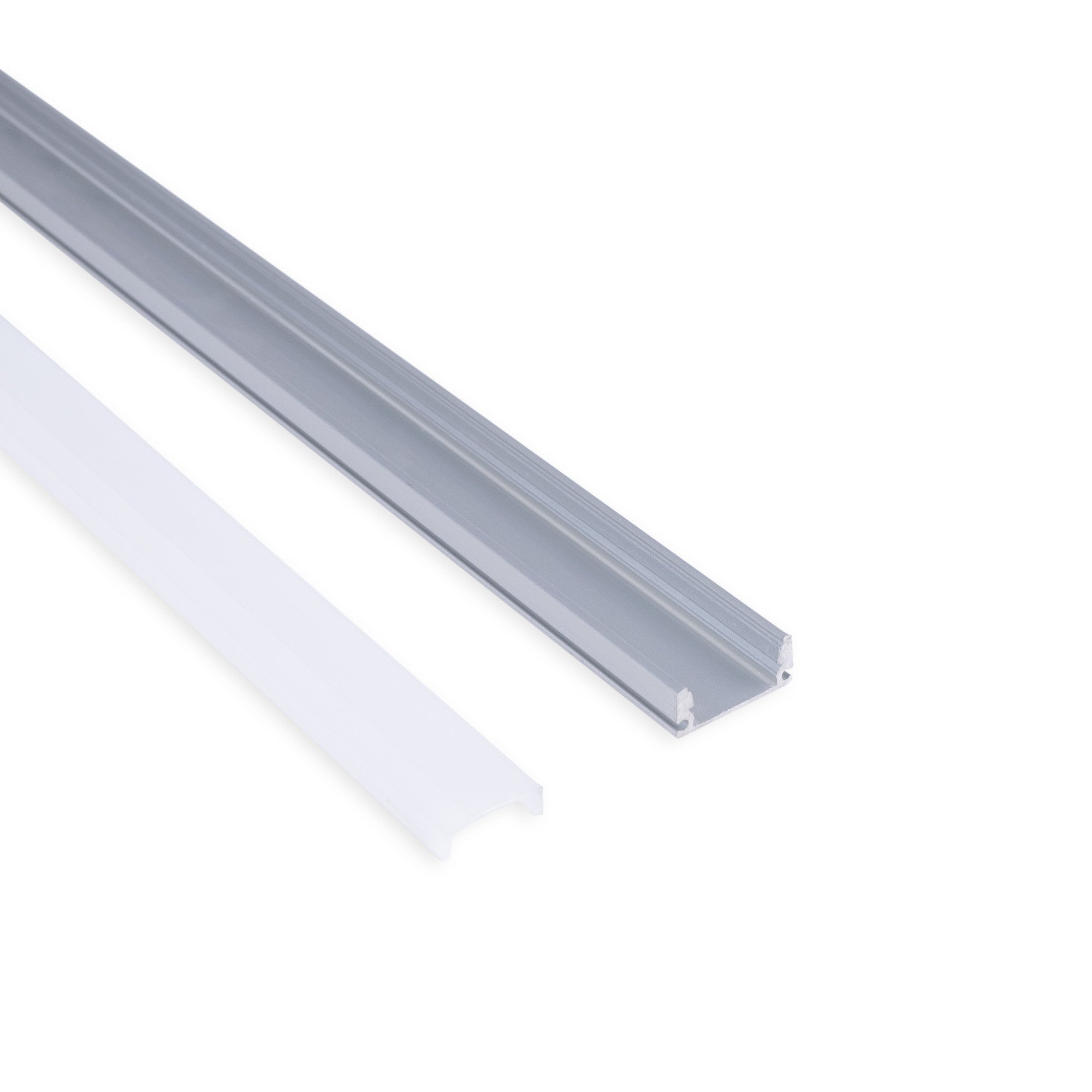 Perfil tira LED superficie - 17x8mm - Kit completo - 2 metros (29)