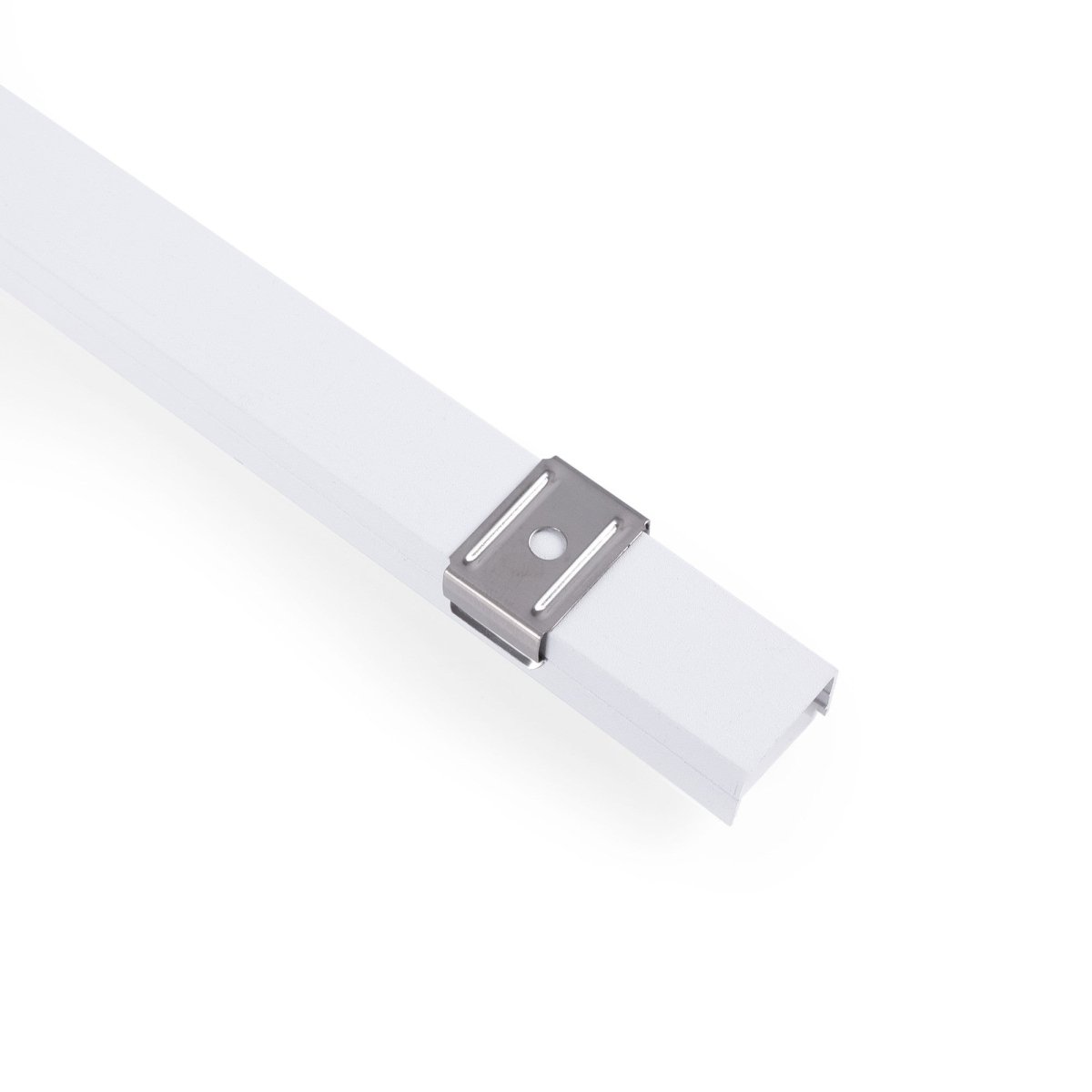 Perfil de aluminio para tira LED con difusor - Superficie - Kit completo - 18 x13mm - Tira LED ≤ 15 mm - 2 metros - Barcelona Led-