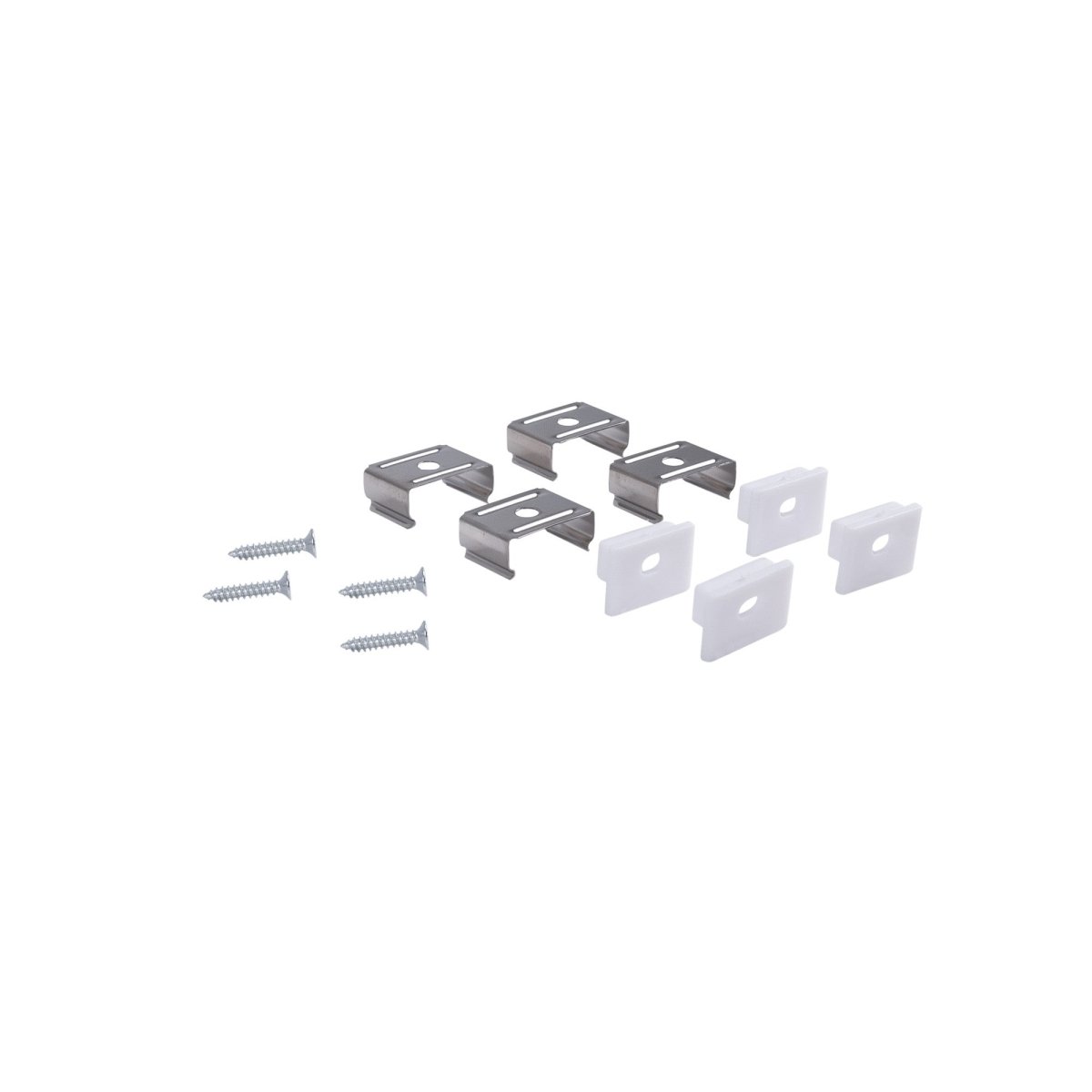 Perfil de aluminio para tira LED con difusor - Superficie - Kit completo - 18 x13mm - Tira LED ≤ 15 mm - 2 metros - Barcelona Led-