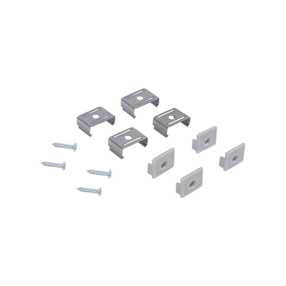 Perfil de aluminio para tira LED con difusor - Superficie - Kit completo - 18 x13mm - Tira LED ≤ 15 mm - 2 metros - Barcelona Led-