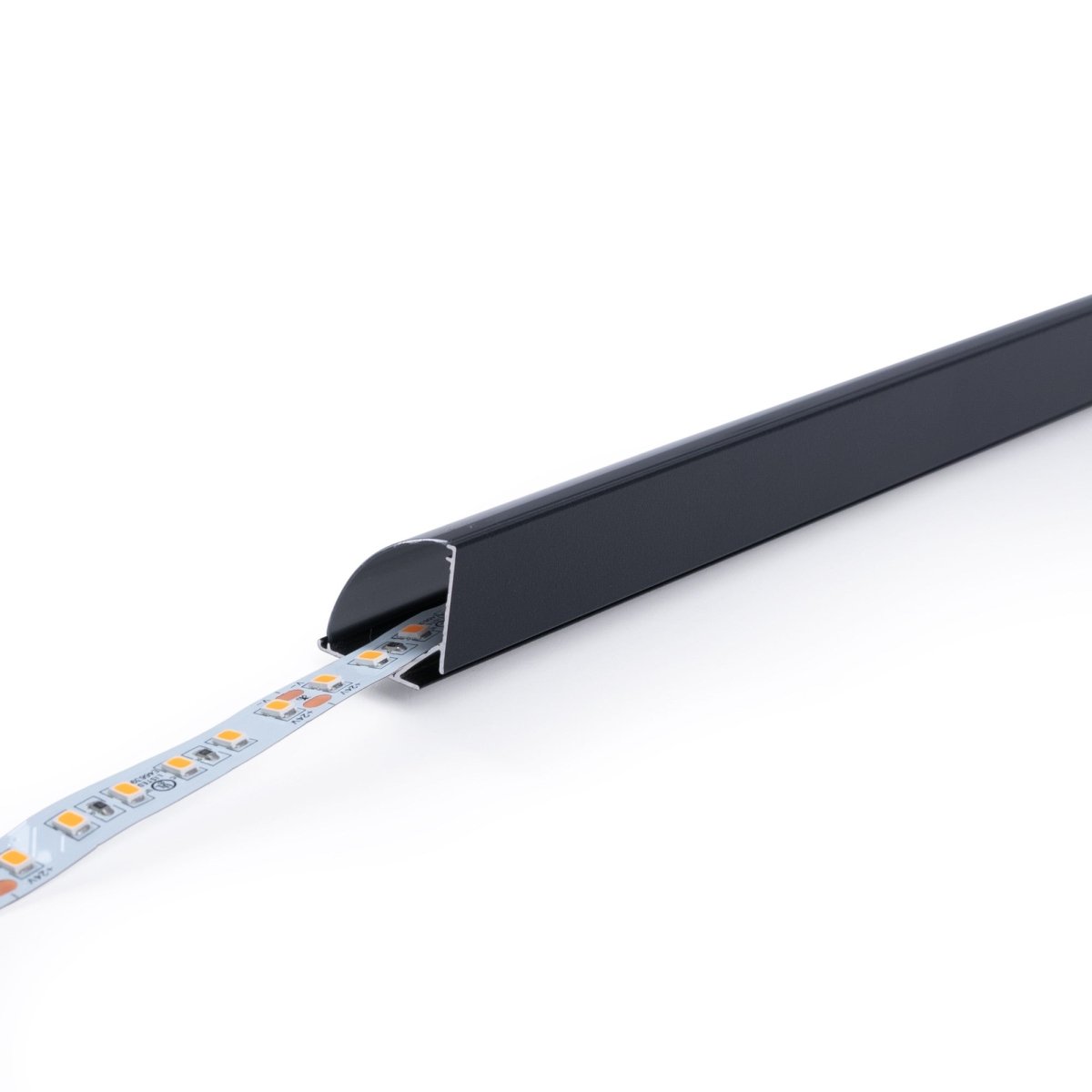 Perfil de aluminio de superficie para esquinas - Con difusor - Kit completo - 20x20mm - Tira LED hasta 10mm - 2 metros - Barcelona Led-