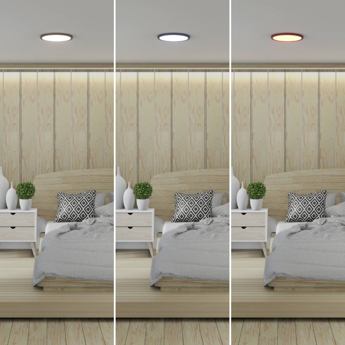 Plafón LED techo circular CCT 24W - IP40 - Barcelona Led-