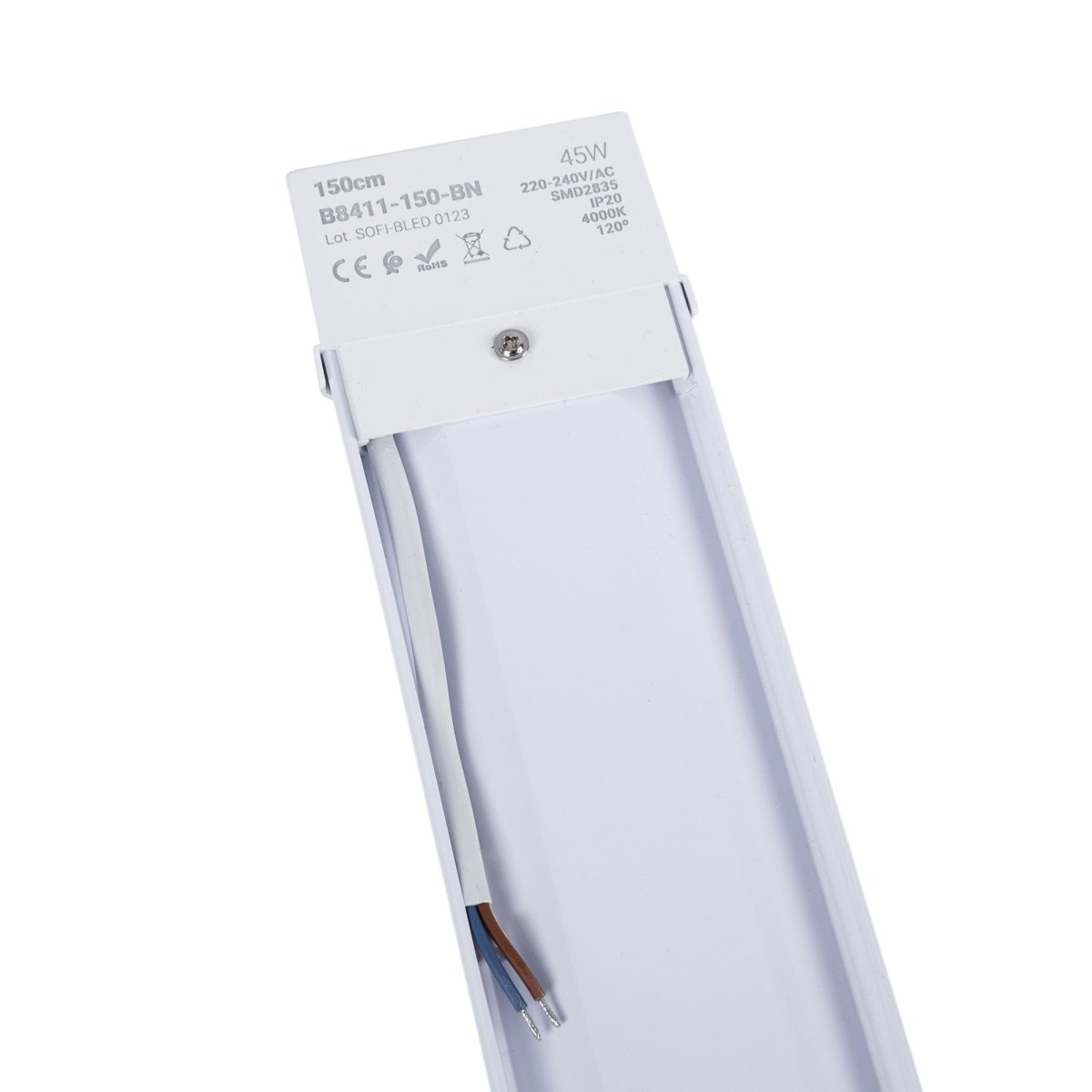 Luminaria lineal LED de alta potencia - 45W - 150cm - IP20 - Barcelona Led-