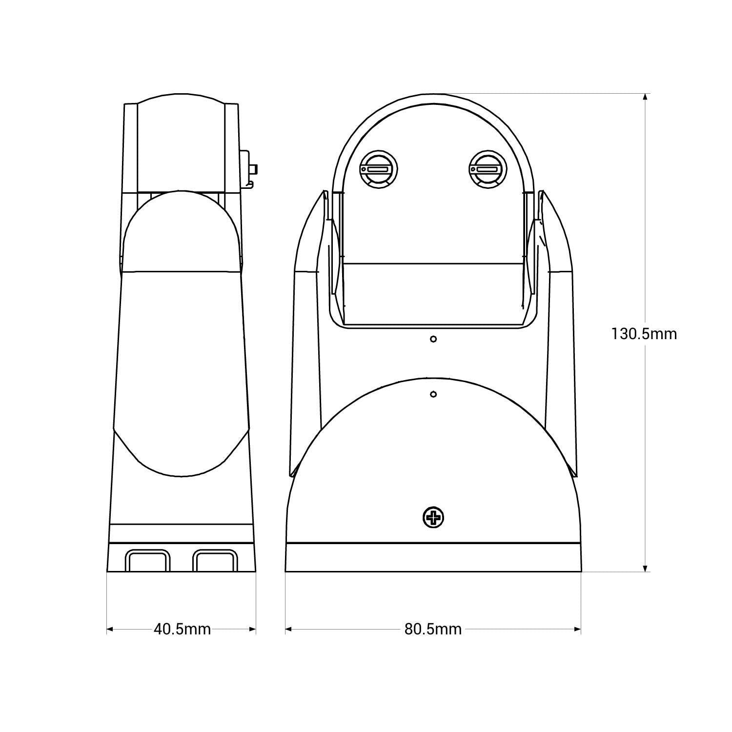 Sensor de movimiento PIR de superficie 180°- IP54 (12)