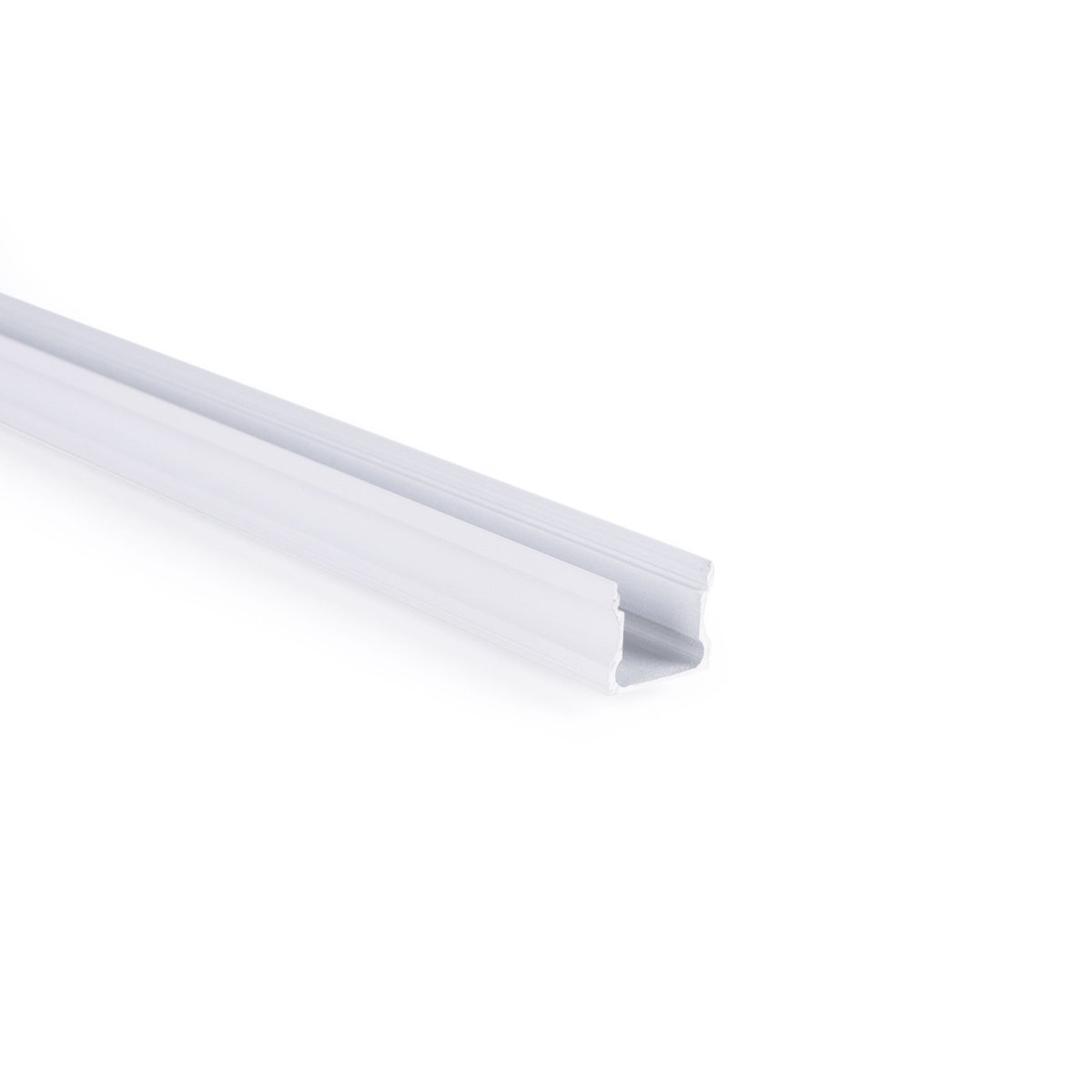 Perfil tira LED de superficie con difusor - Kit completo - 17,6x14,5mm - Tira LED ≤  12 mm - 2 metros - Barcelona Led-