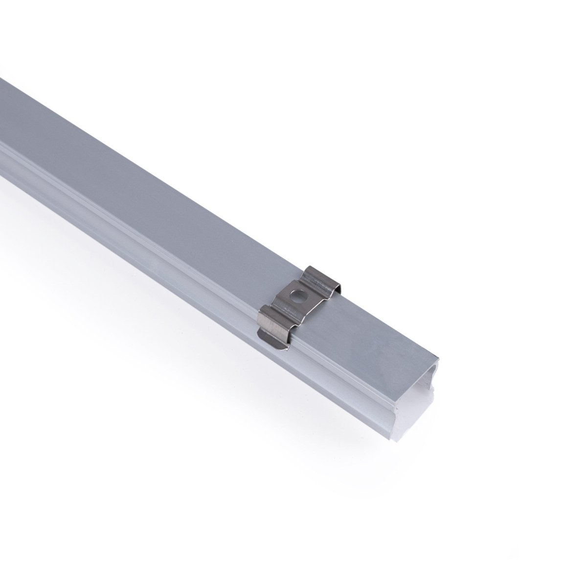 Perfil tira LED de superficie con difusor - Kit completo - 17,6x14,5mm - Tira LED ≤  12 mm - 2 metros - Barcelona Led-