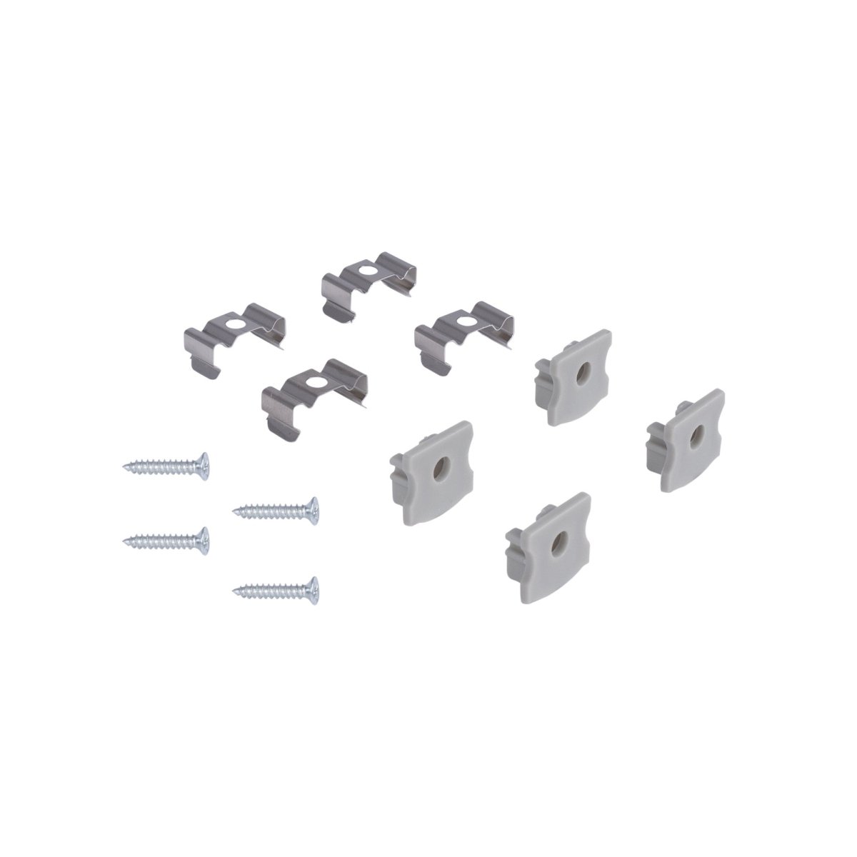 Perfil tira LED de superficie con difusor - Kit completo - 17,6x14,5mm - Tira LED ≤  12 mm - 2 metros - Barcelona Led-