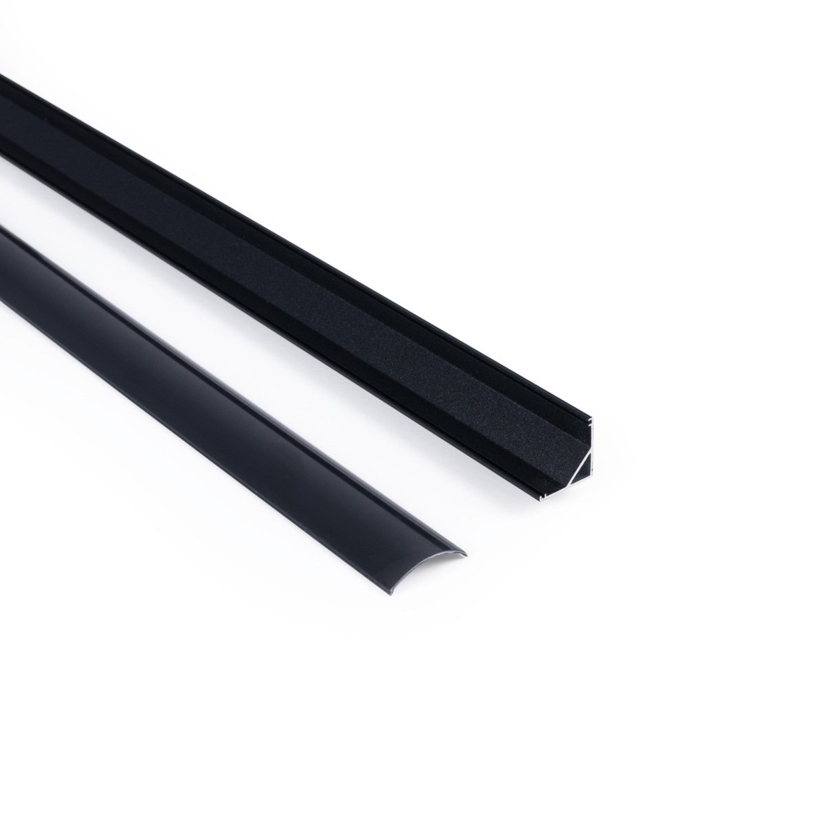 Perfil tira LED de superficie para esquinas - Con difusor - Kit completo - 15,8x15,8mm - Tira LED ≤10 mm - 1 metro (22)