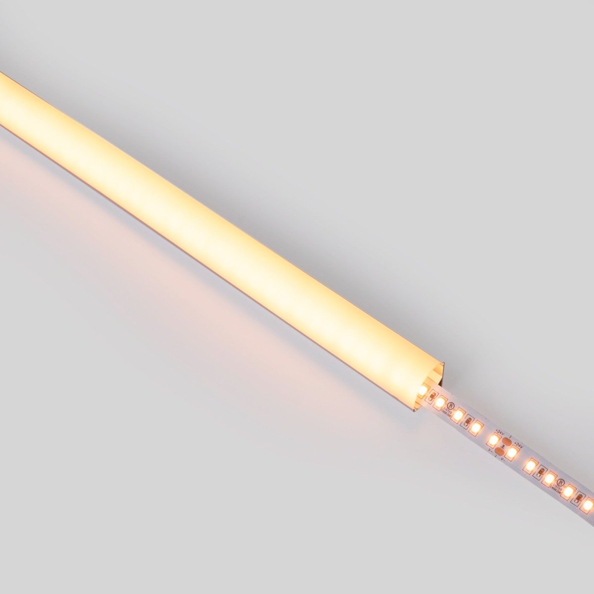 Perfil tira LED de superficie para esquinas - Con difusor - Kit completo - 15,8x15,8mm - Tira LED ≤10 mm - 1 metro (29)