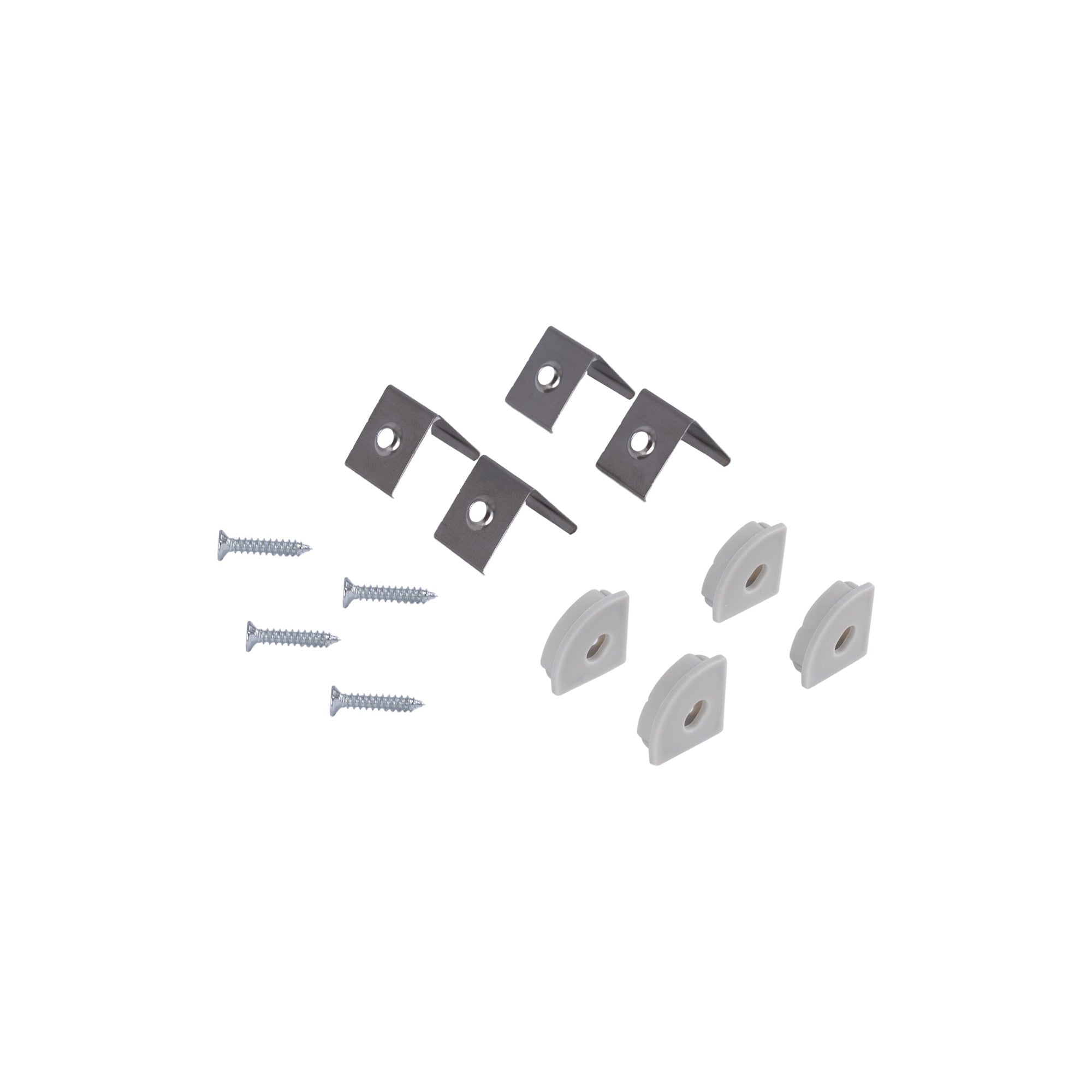 Perfil tira LED de superficie para esquinas - Con difusor - Kit completo - 15,8x15,8mm - Tira LED ≤ 10 mm - 2 metros (35)