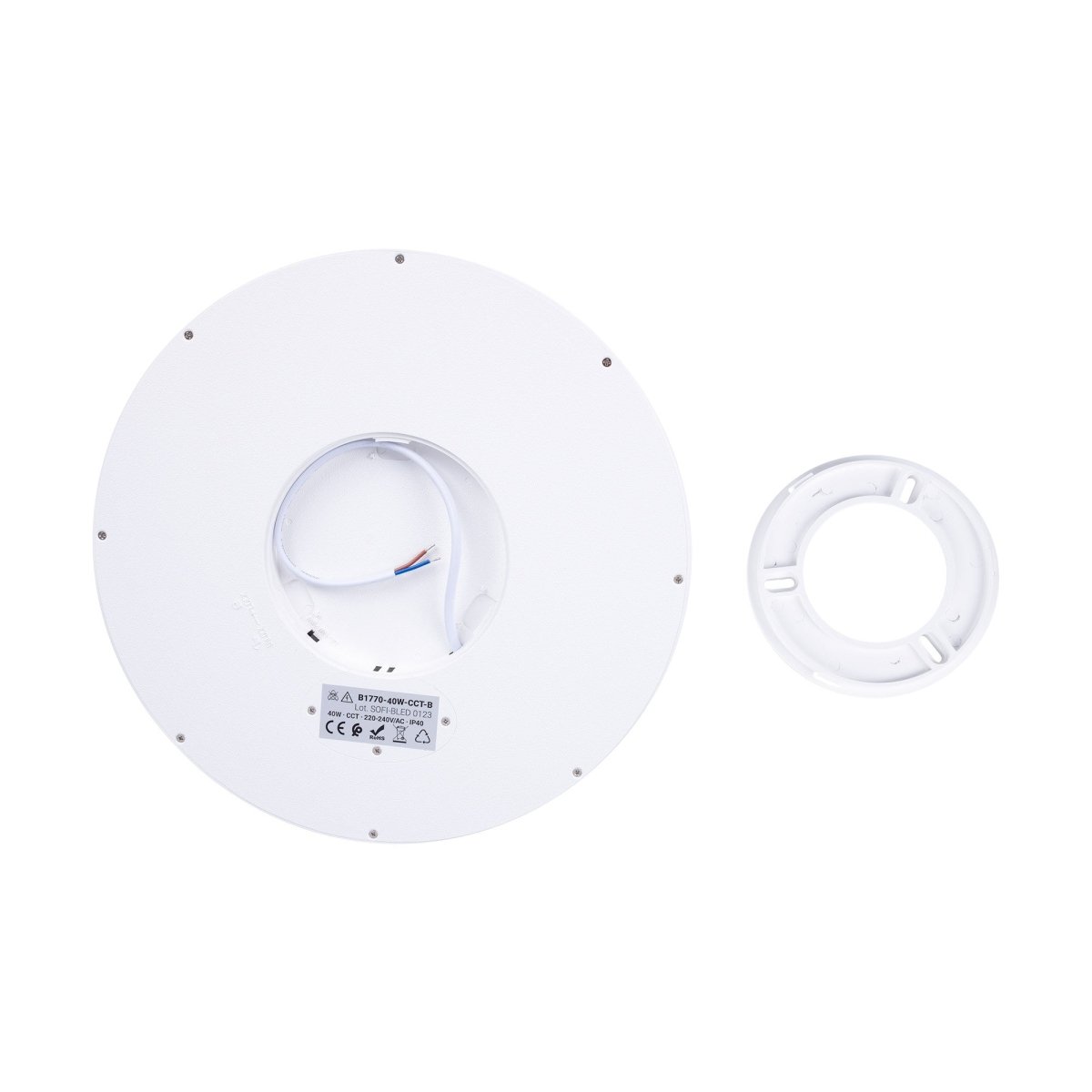 Plafón LED techo circular CCT 40W - IP40 - Barcelona Led-