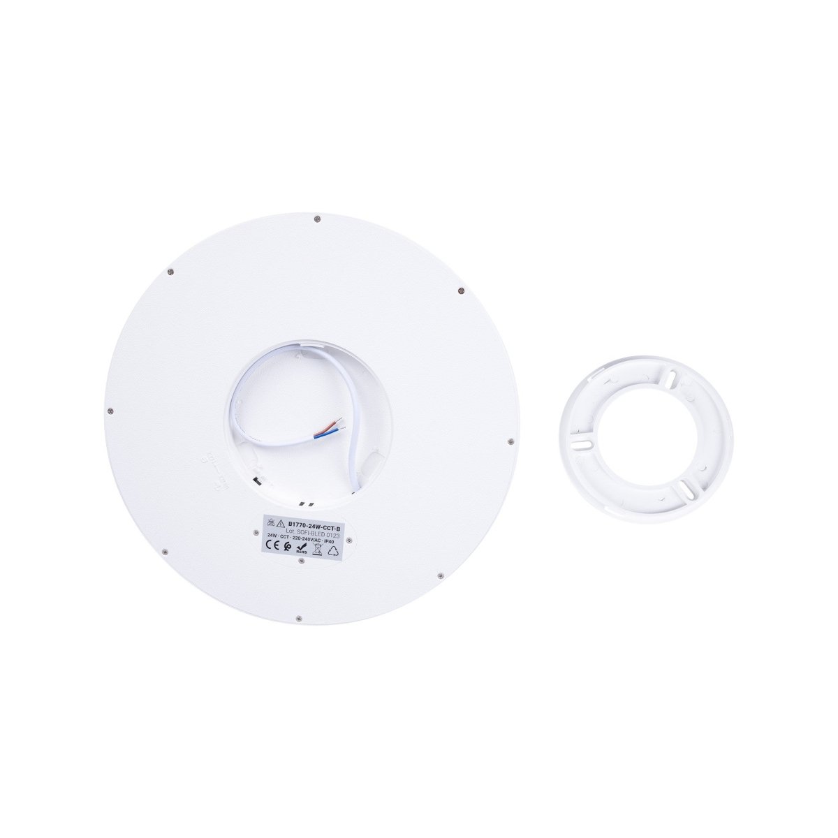 Plafón LED techo circular CCT 24W - IP40 - Barcelona Led-