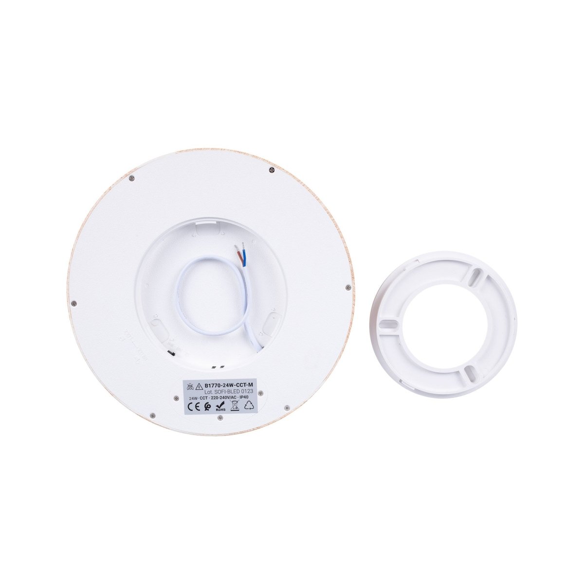 Plafón LED techo circular CCT 24W - IP40 - Barcelona Led-
