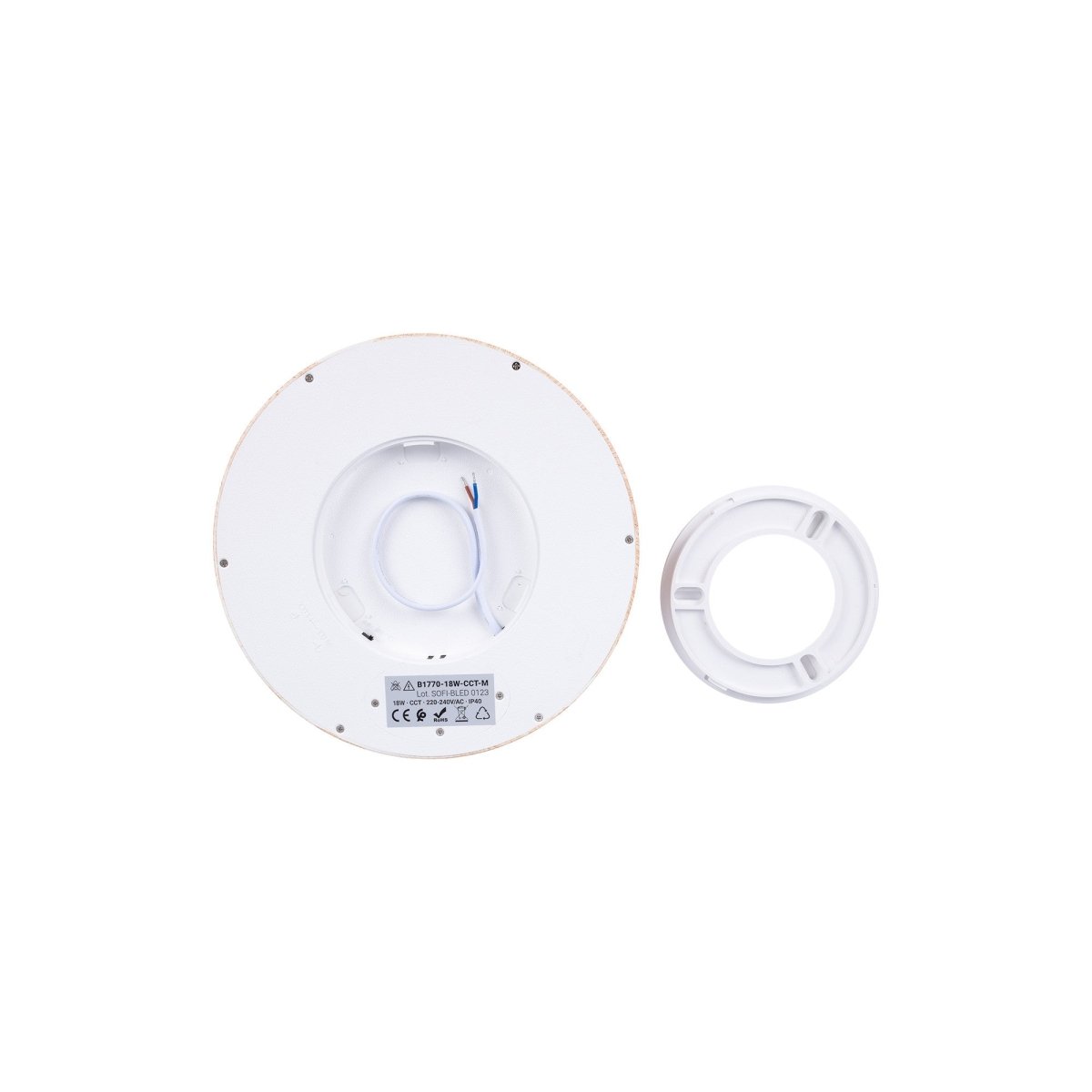 Plafón LED techo circular CCT 18W - IP40 - Barcelona Led-