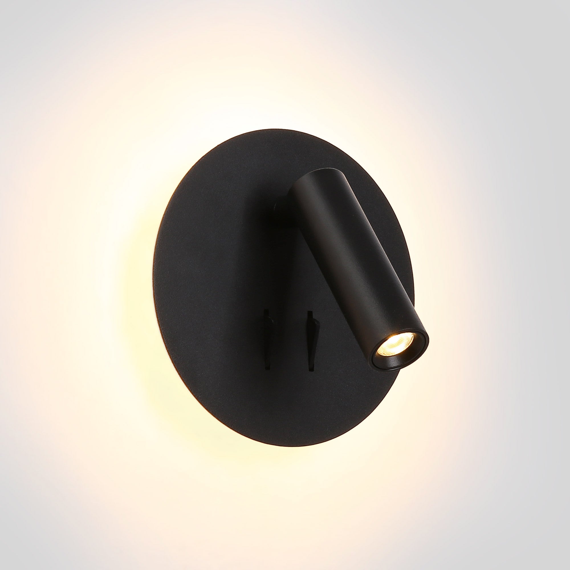 Aplique de pared para lectura "Quart" - Doble función - 3W+6W (1)