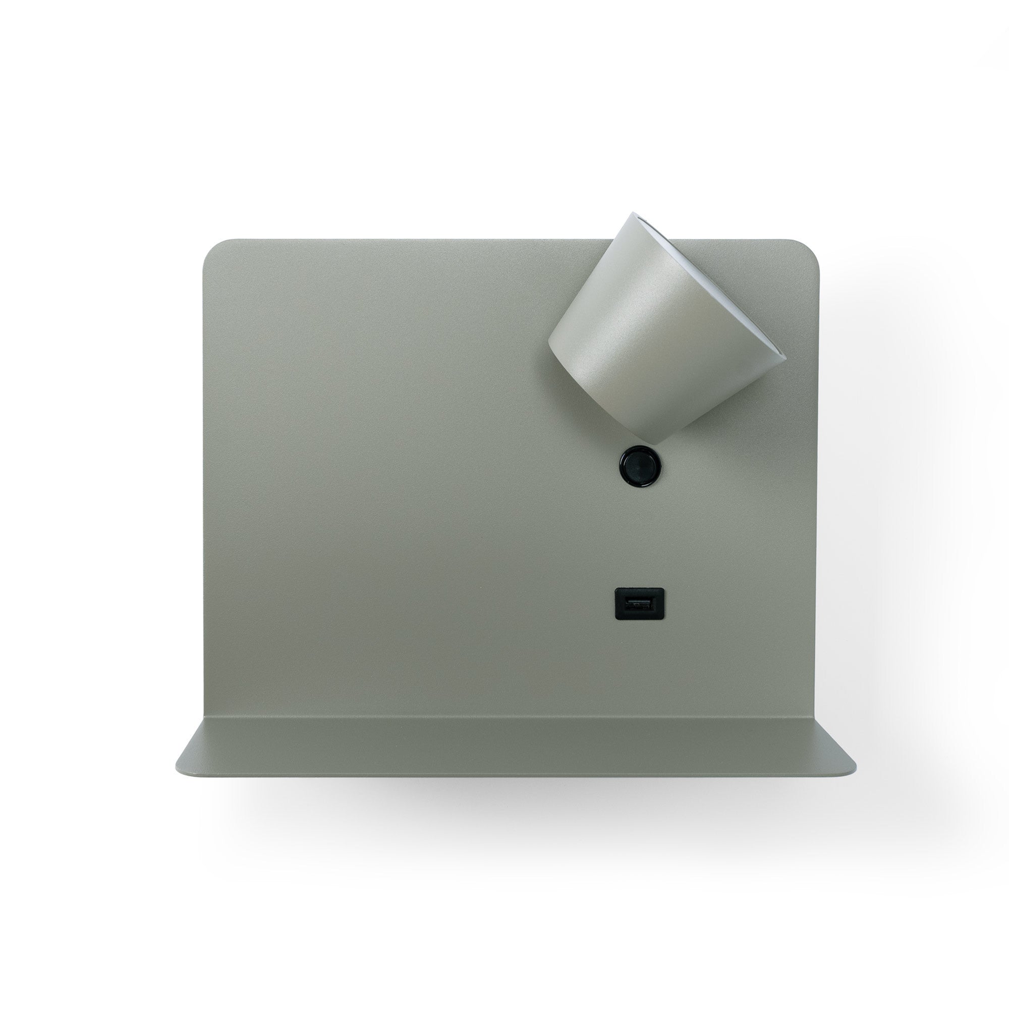 Aplique de pared para lectura con puerto USB "BASKOP" - 6W - Luz derecha (25)